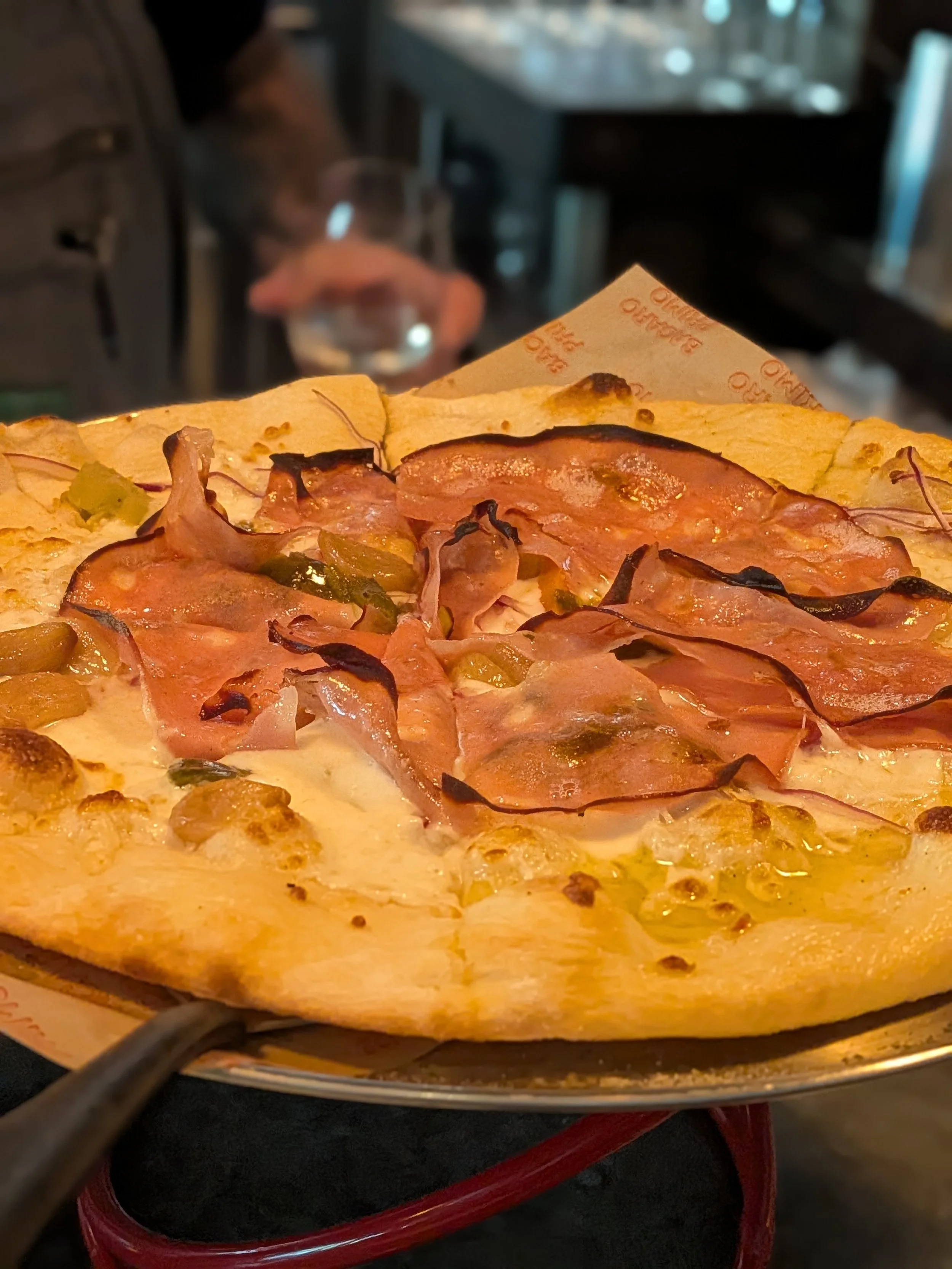 Wood-fired pizza at Bacaro Primo in Kansas City