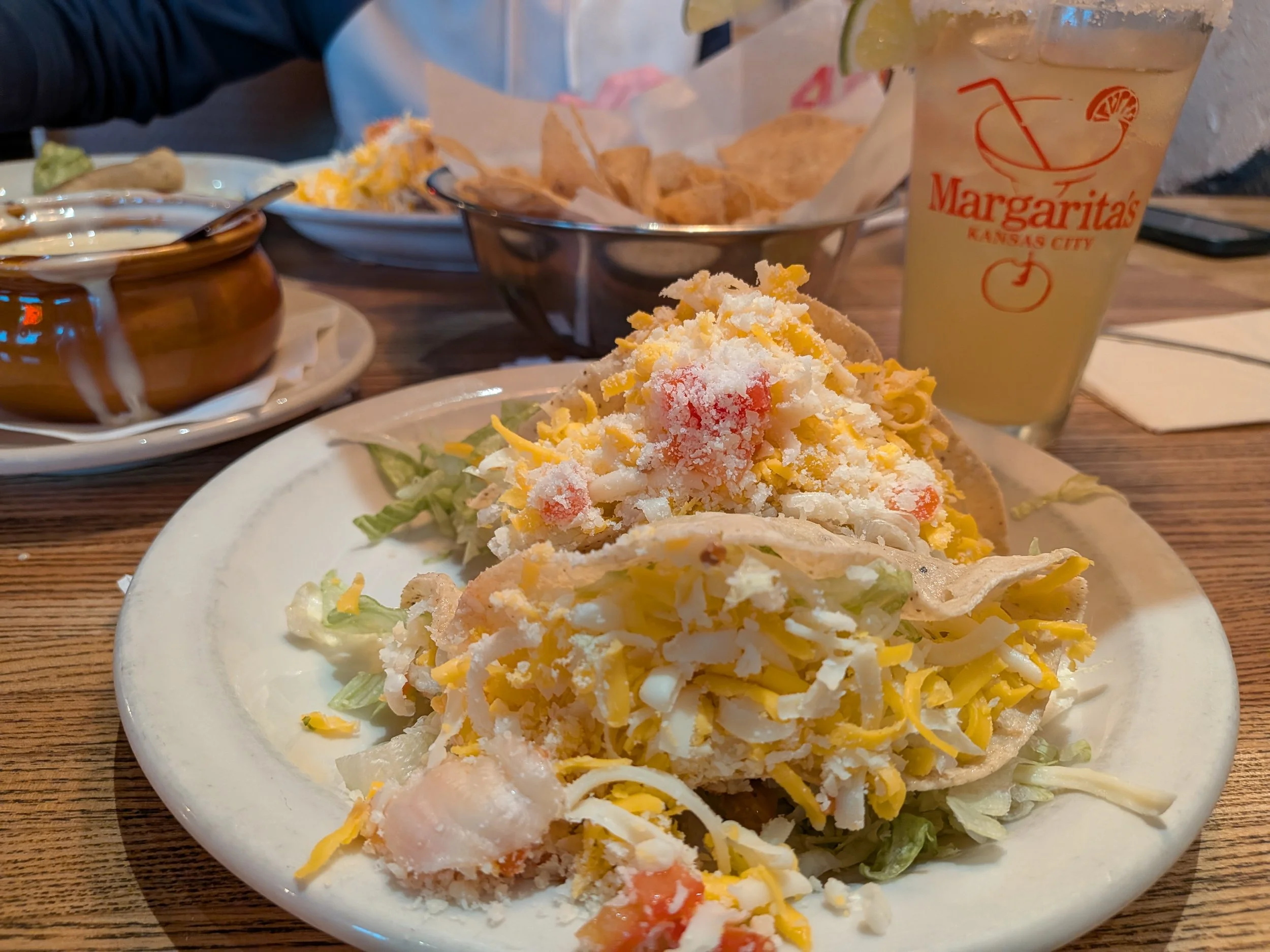 Fried tacos from Margaritas restaurant in Kansas City