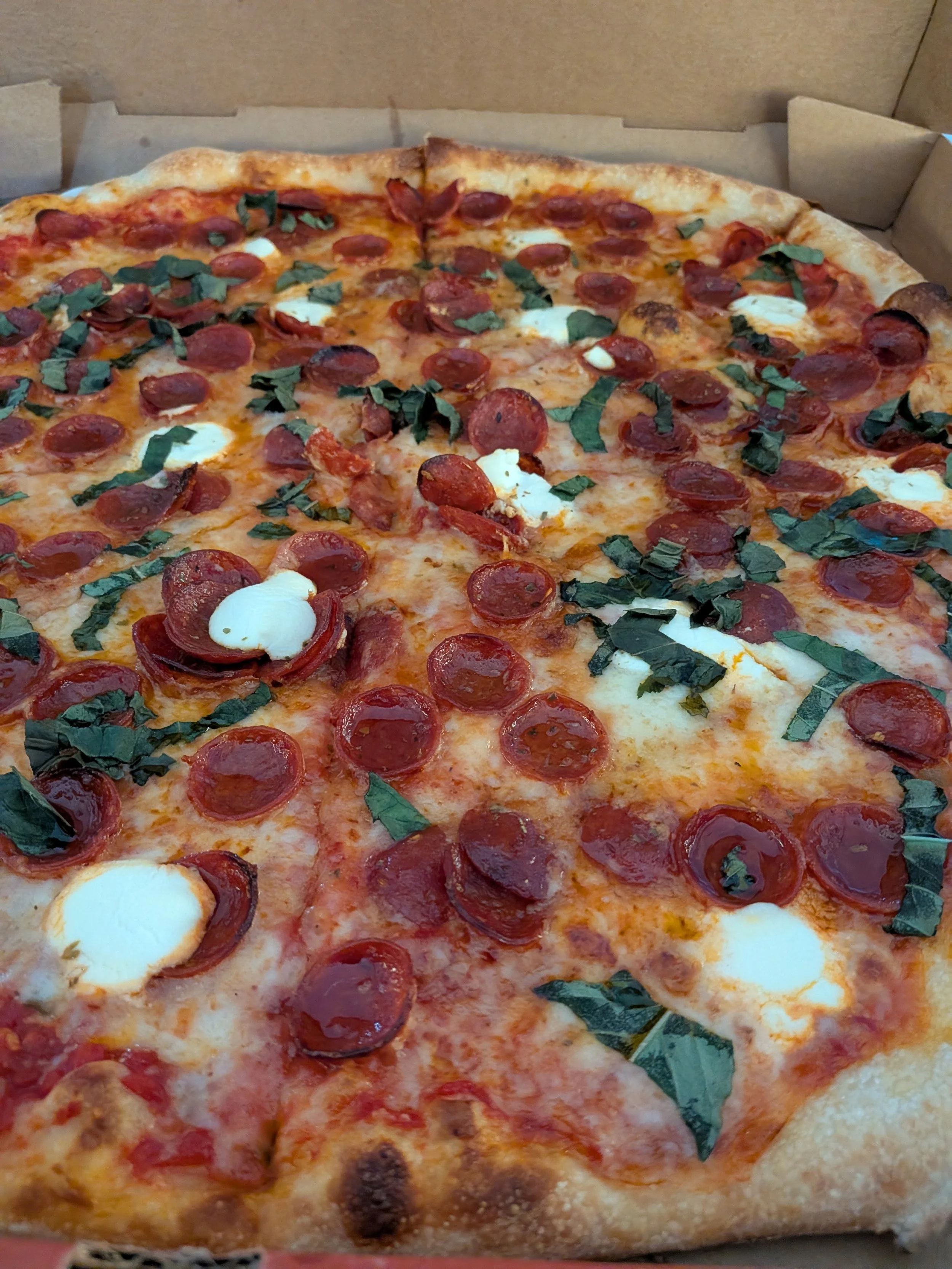 Pepperoni pizza from Pizza Tascio in Kansas City