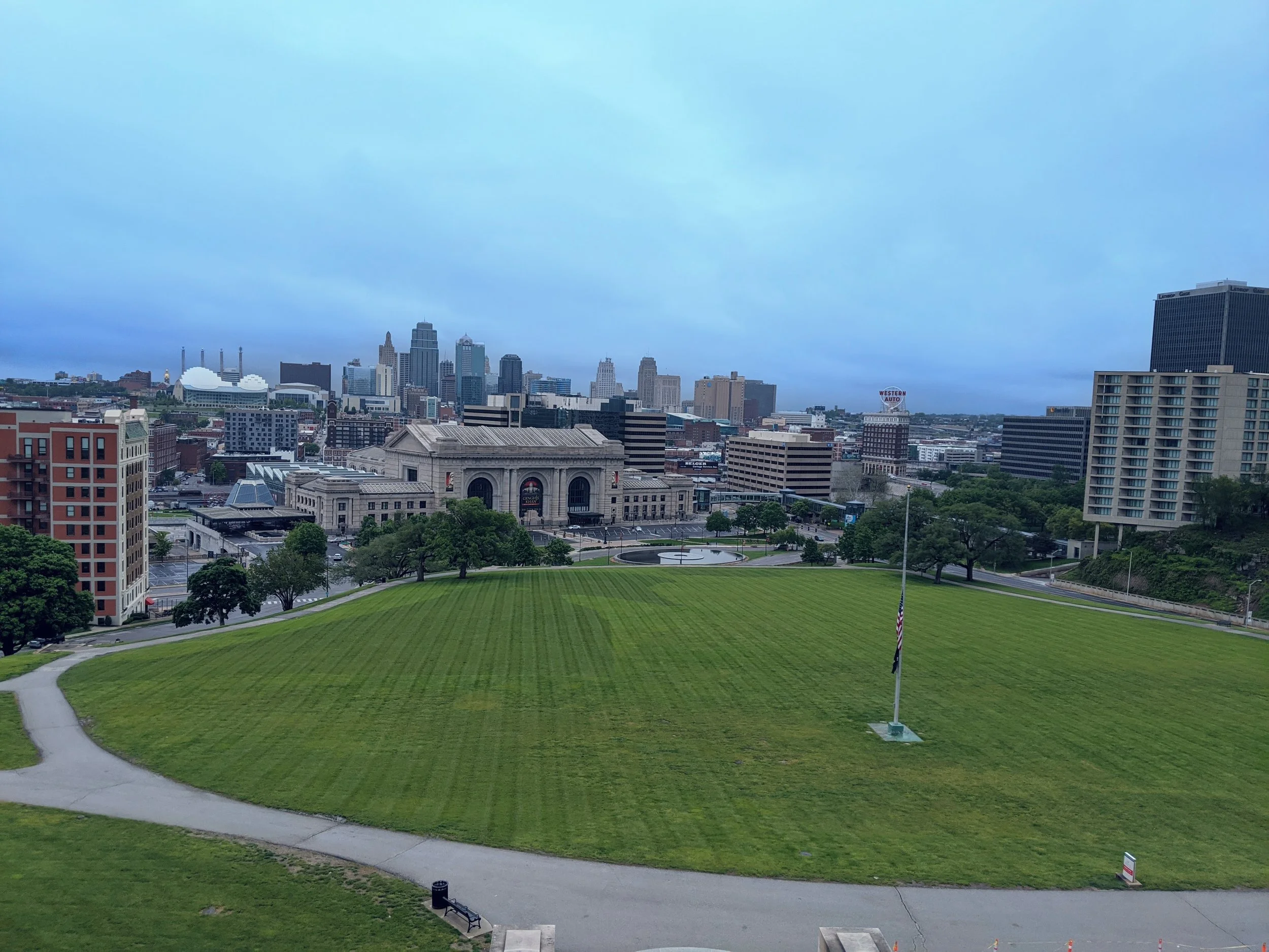 Downtown Kansas City view from Liberty Memorial