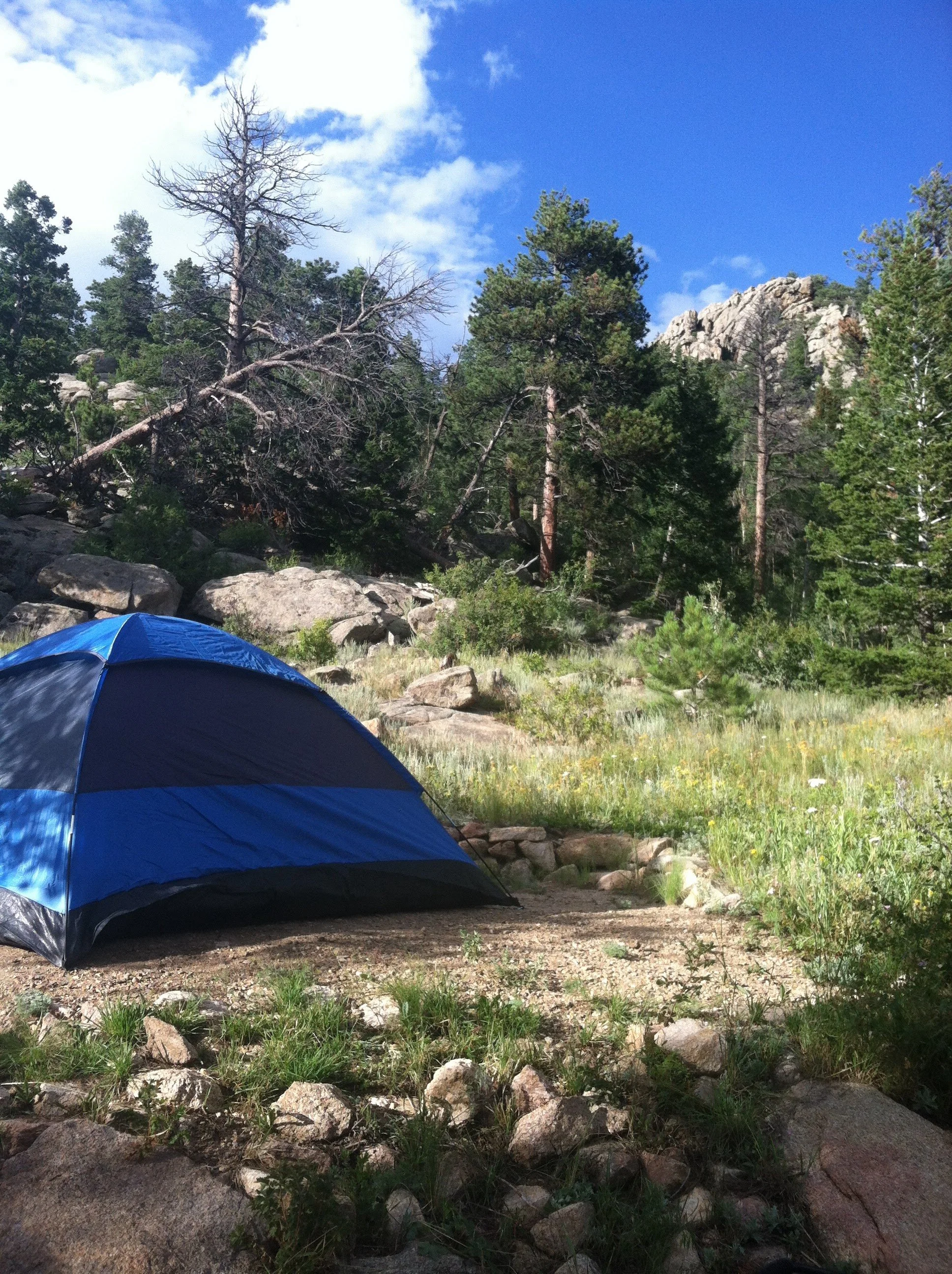 Campground in Estes Park, Colorado