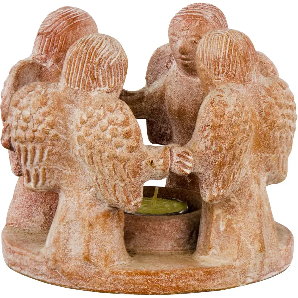 Ceramic T Light Holder Circle of Angels