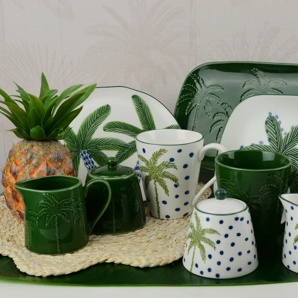 Coconut Bay -  Milk + Sugar Set - Green