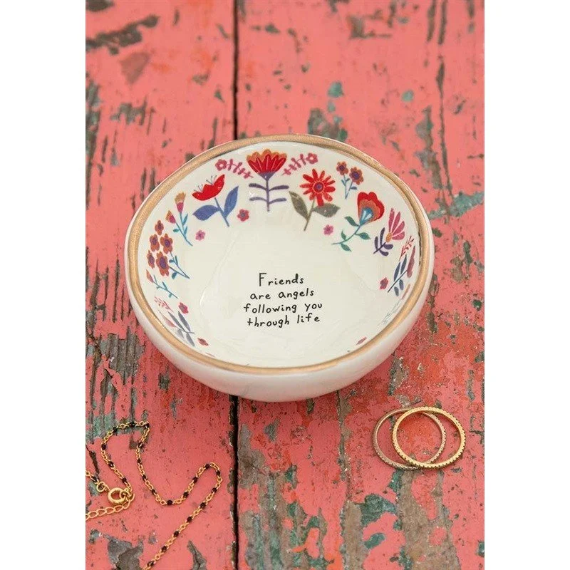 Giving Trinket Bowl - Friends are Angels