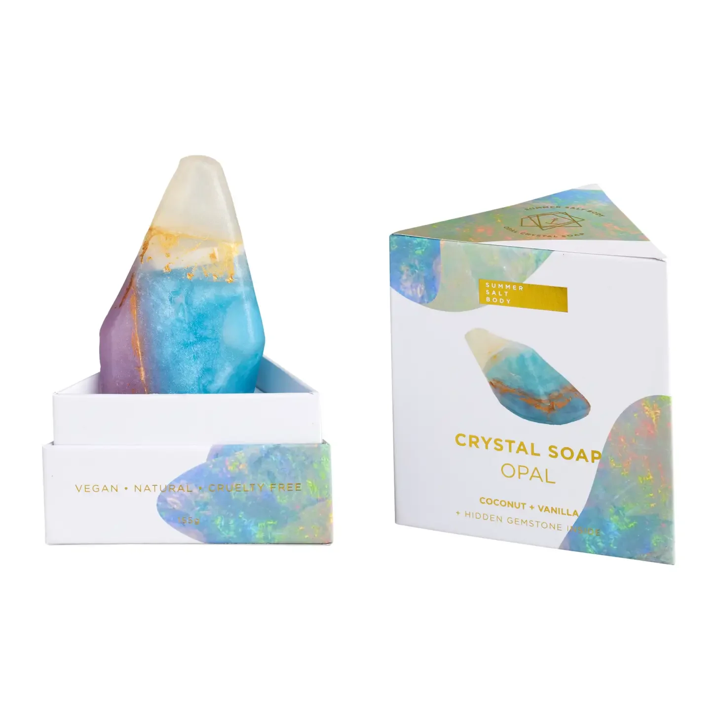 Opal Crystal Soap - with Hidden Gemstone