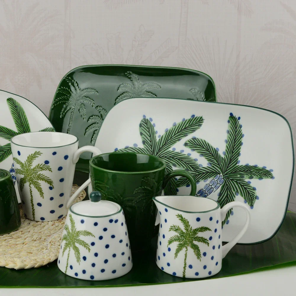 Coconut Bay -  Milk + Sugar Set - White