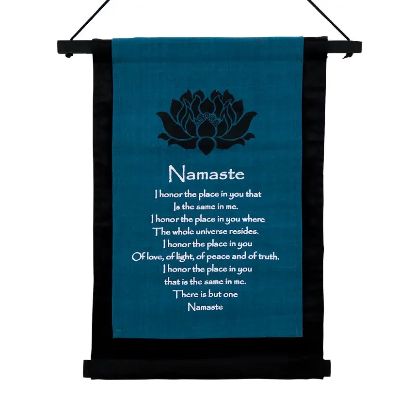 Small Cotton Banner - Namaste