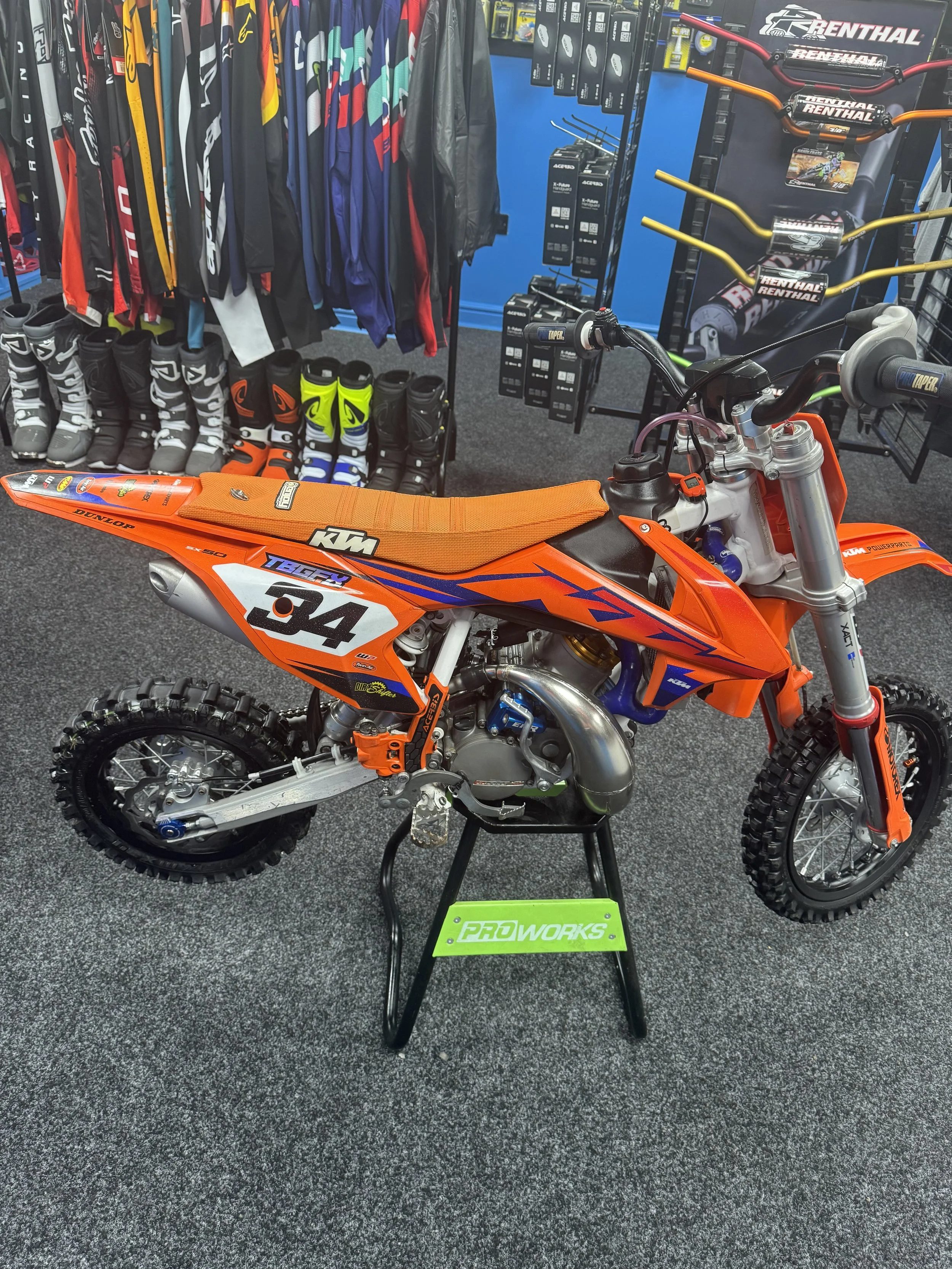 2023 KTM 50 SX Youth Motocross Bike