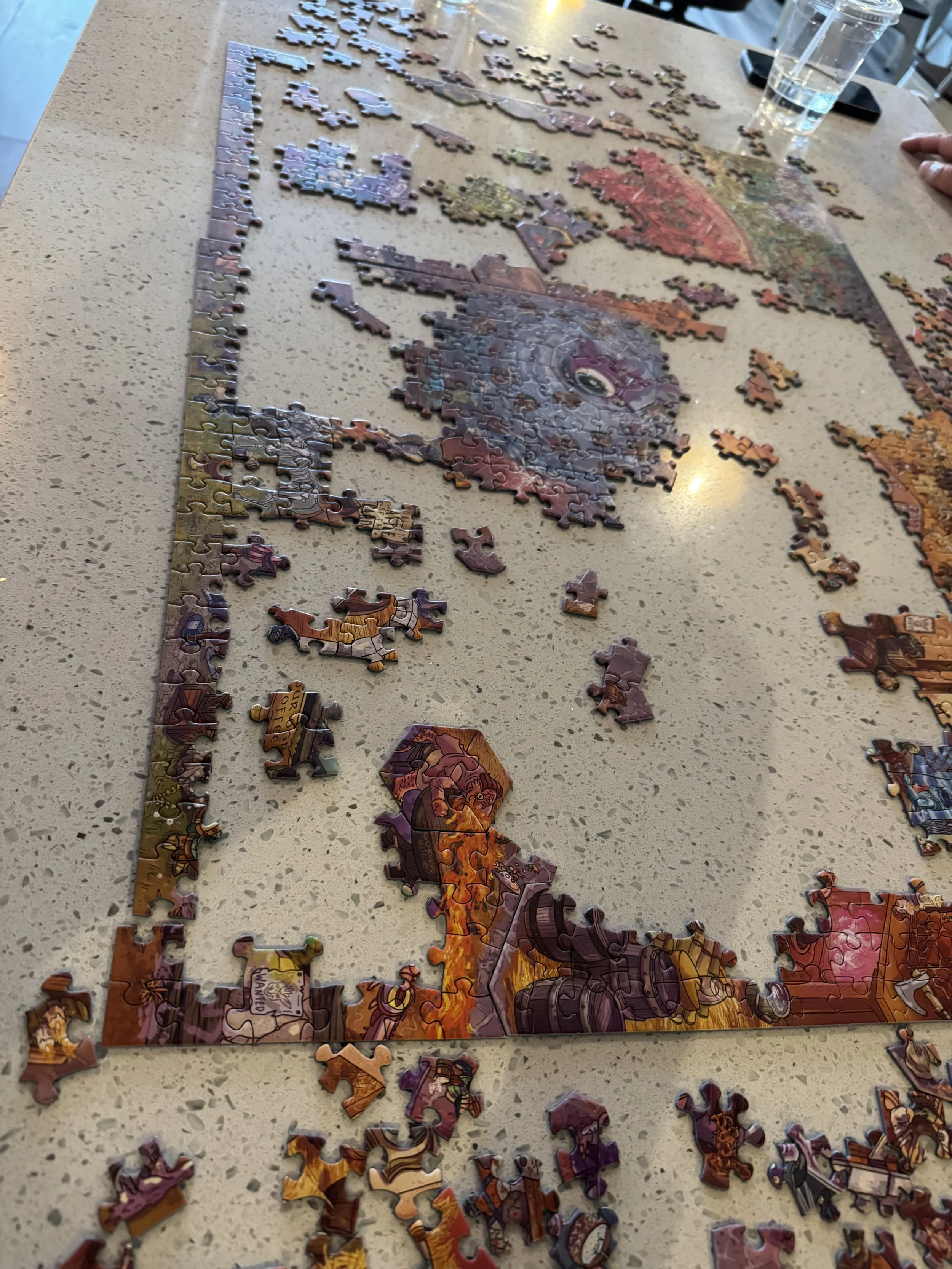 main dining room, private event, public event, puzzle competition, national puzzle competition, monthly competition