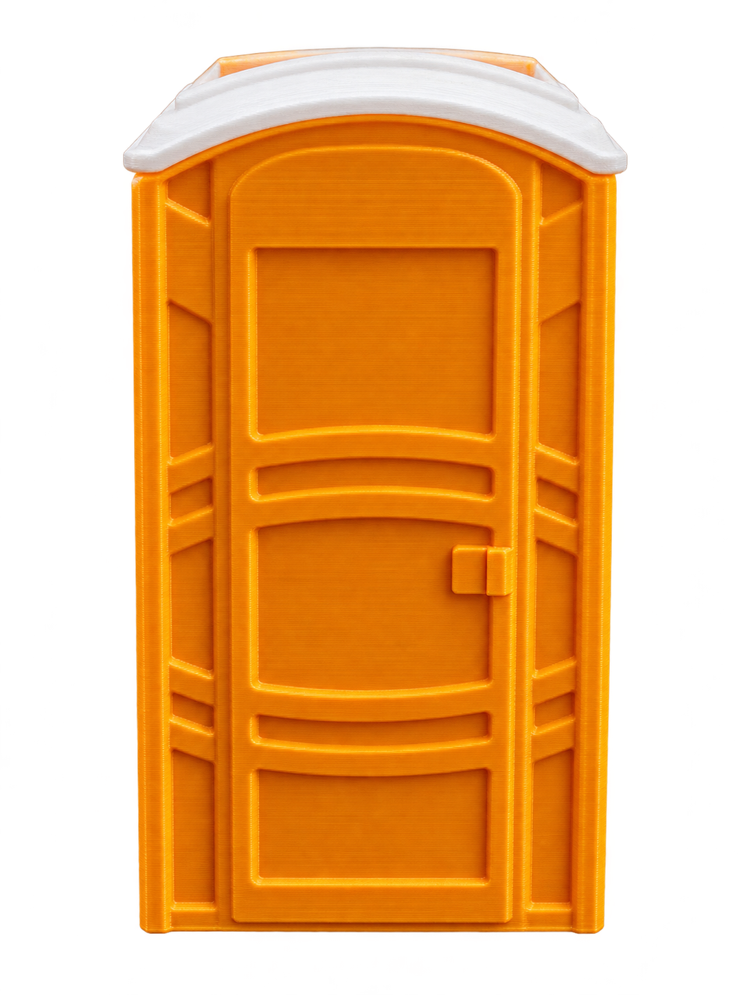 3D-Printed Orange Porta-Potty Figurine.png