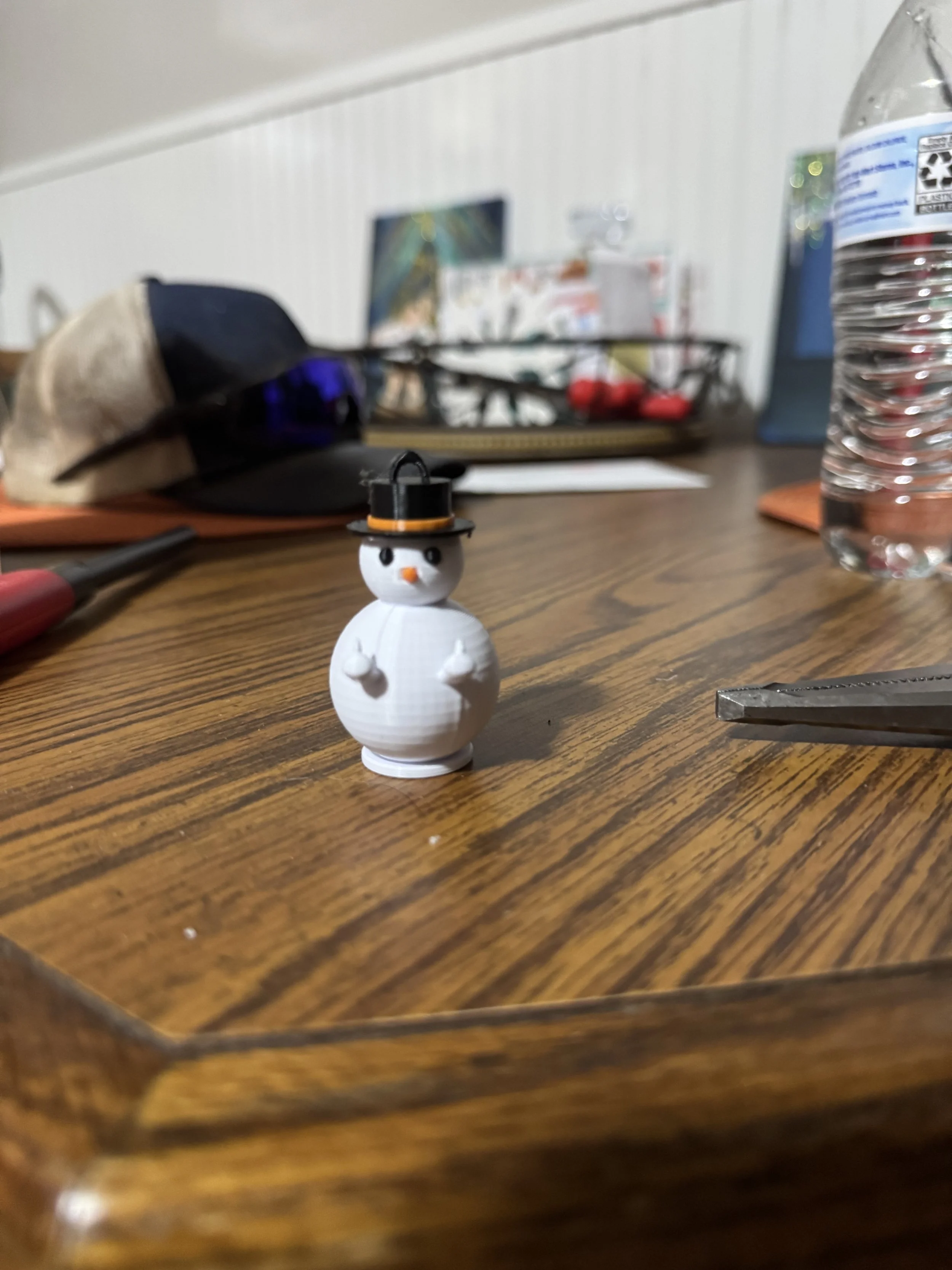 Naughty Snowman Ornament