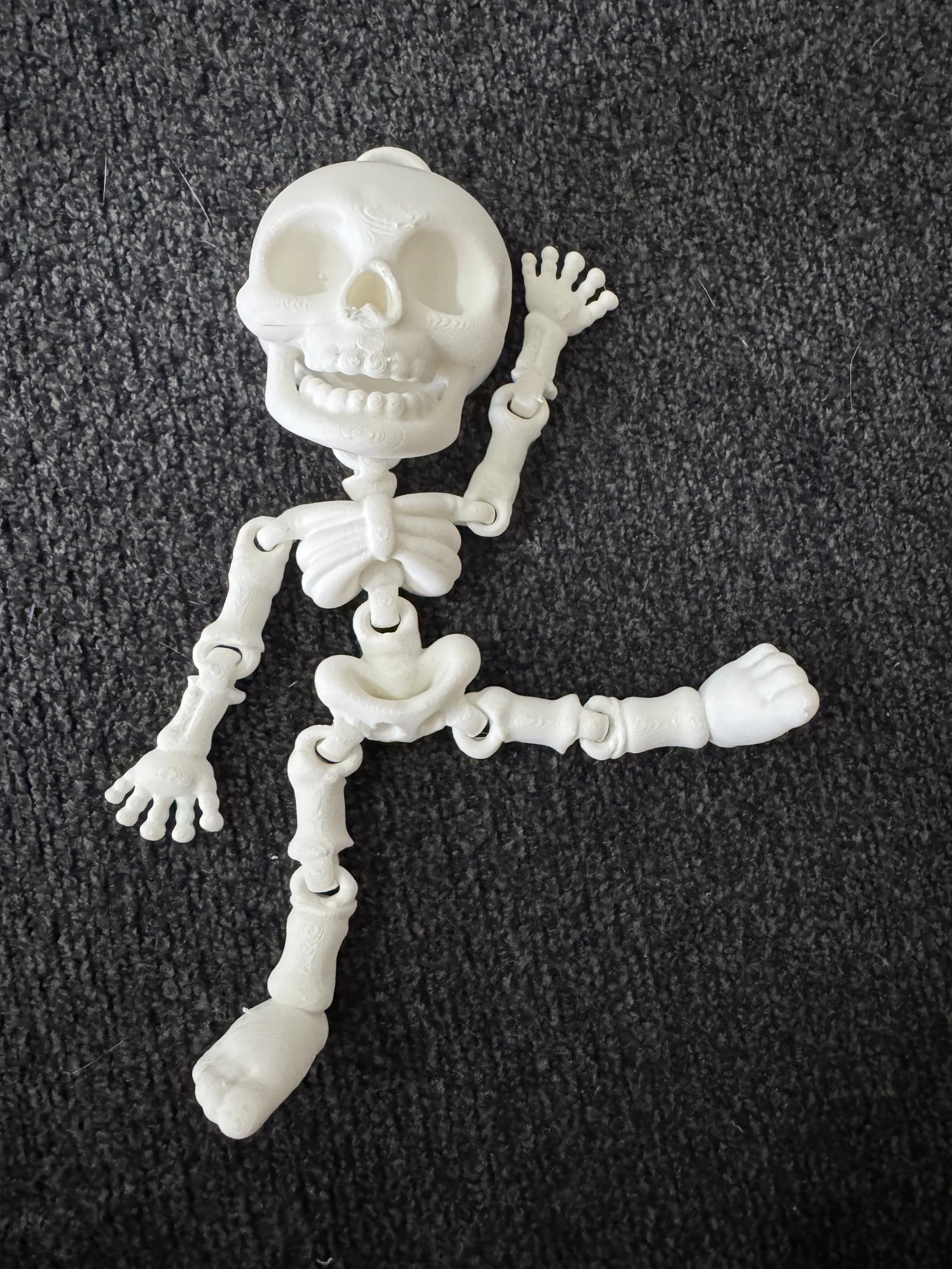 Flexi Skeleton Keychain