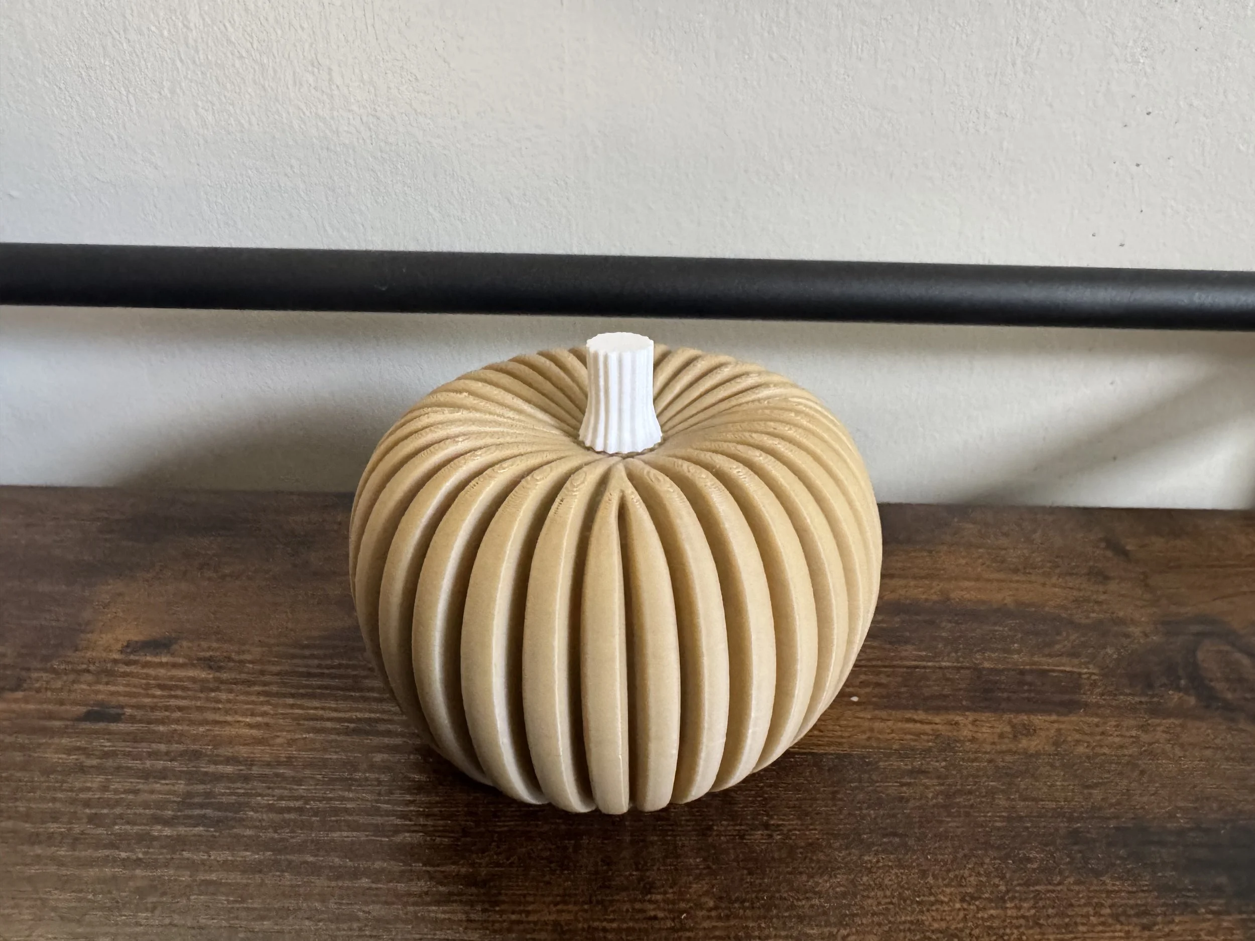 Modern Ribbed Pumpkin