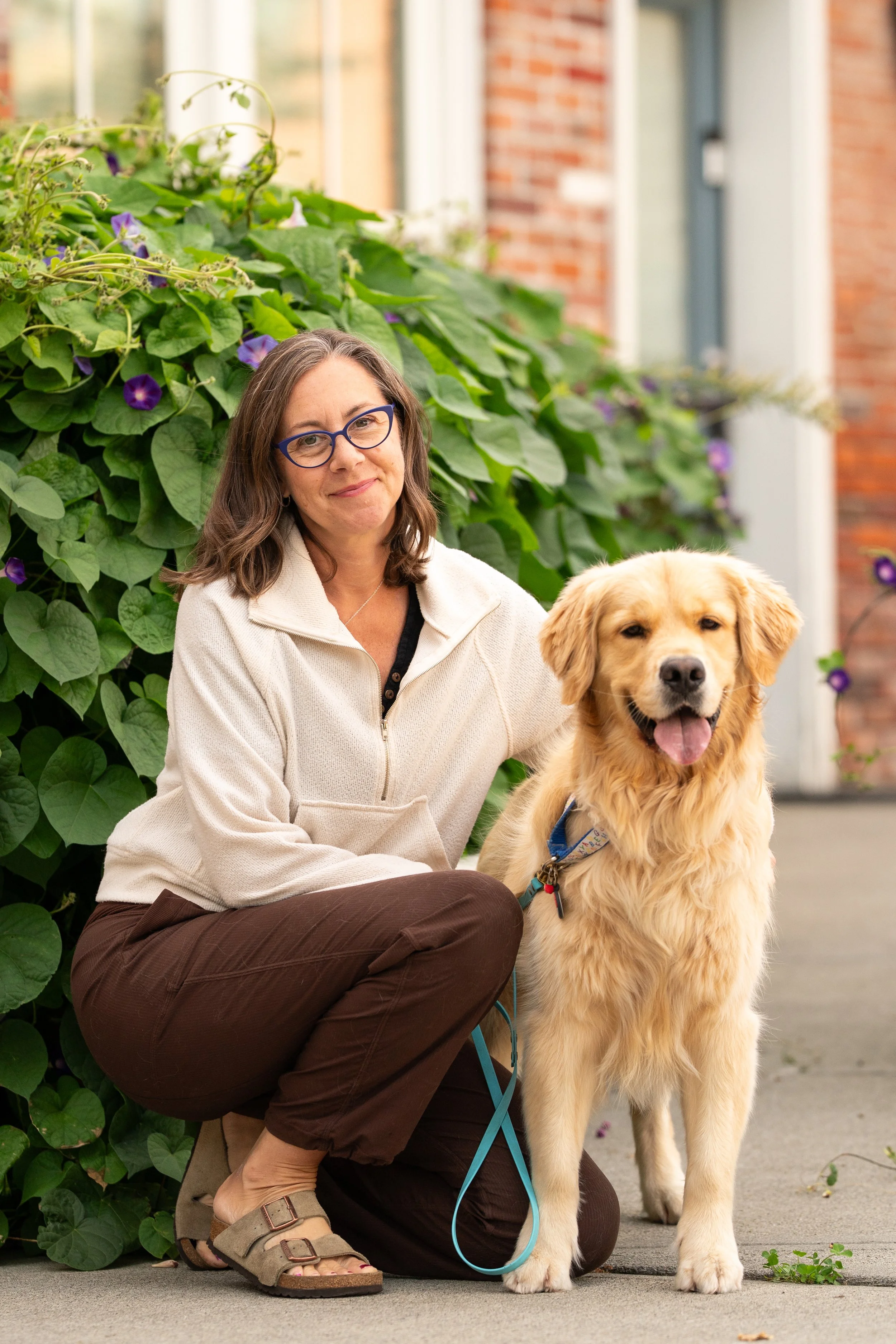 Kerry & Pip (golden retriever)