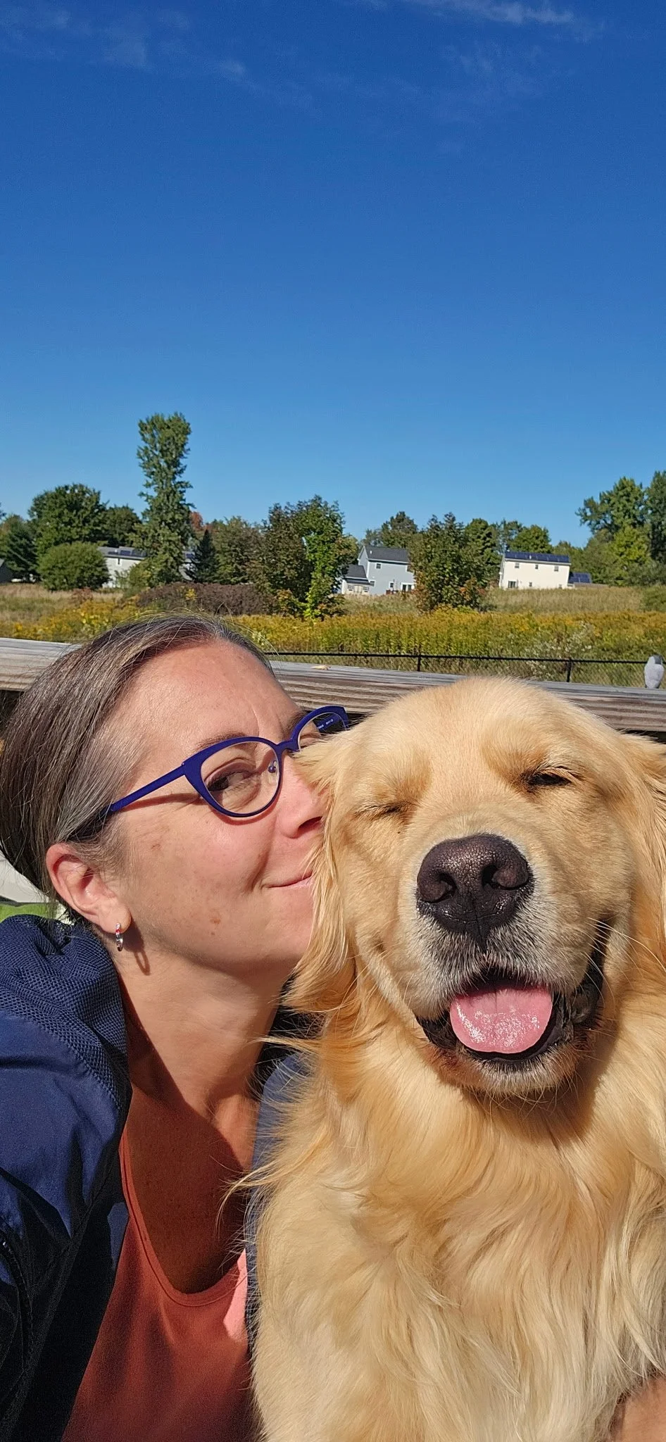 Kerry & Pip (golden retriever)