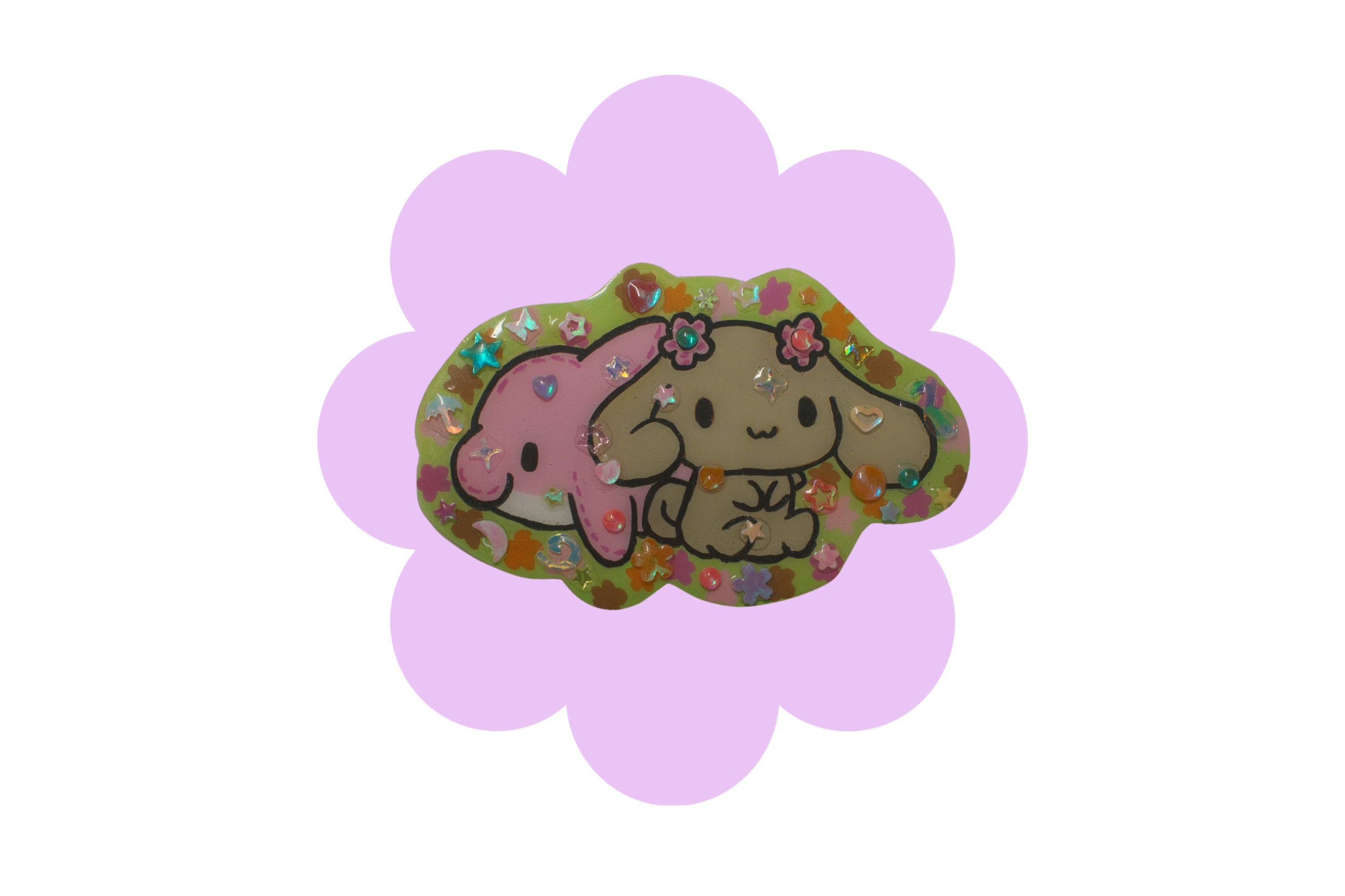 Cute Dolphin & Bunny Hair Pin