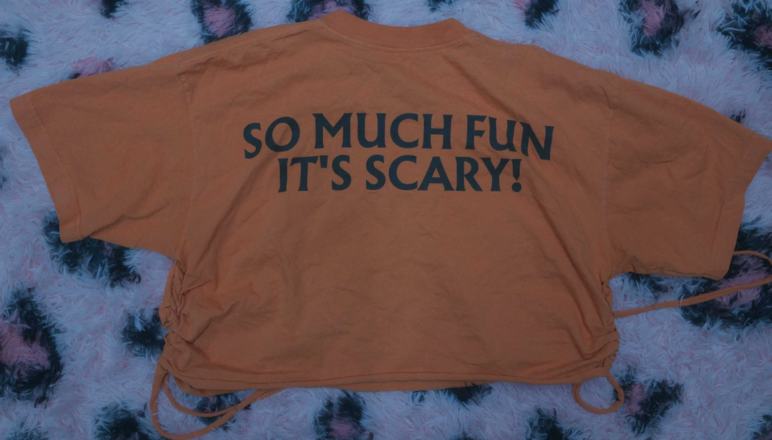 spooky orange shirt