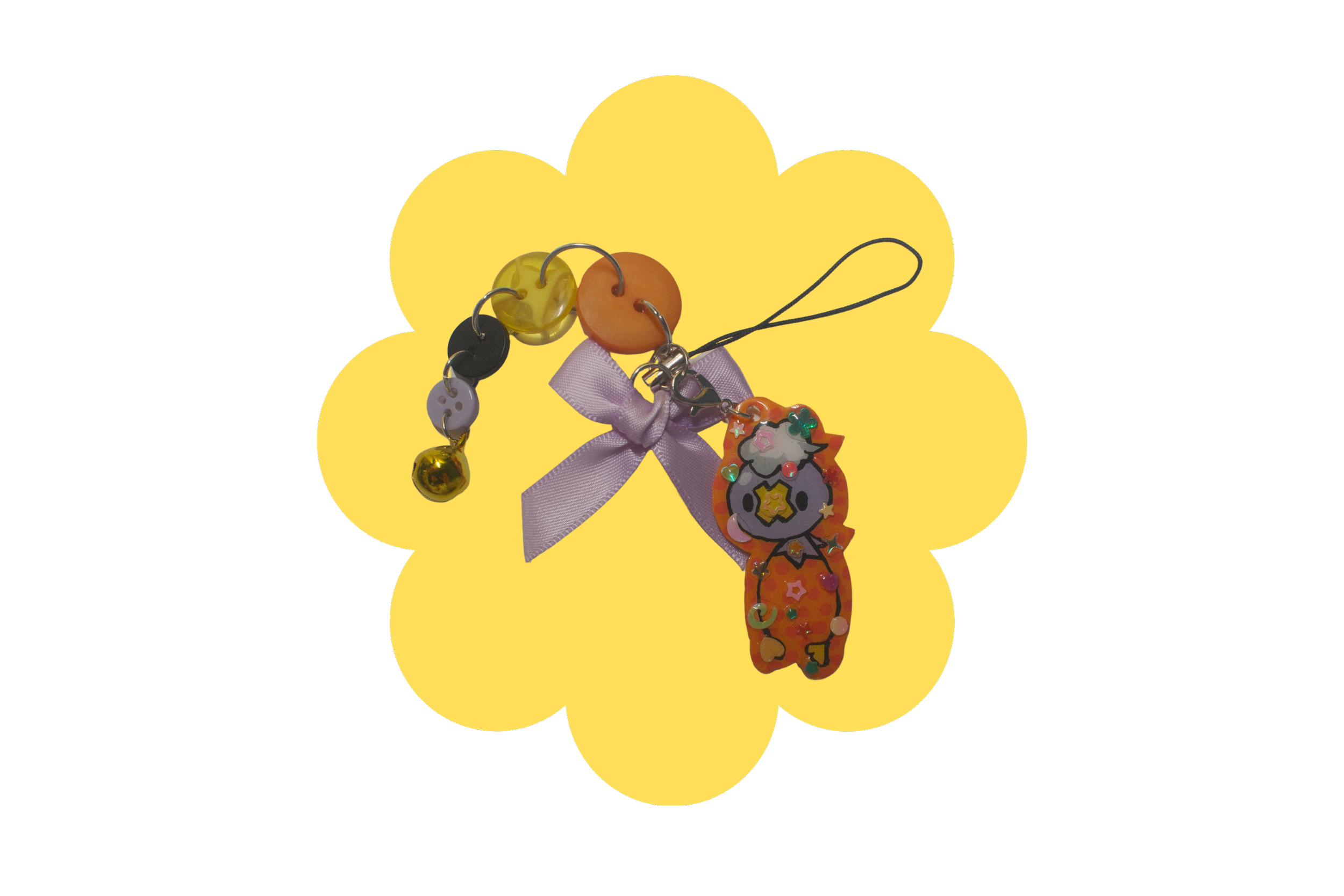 Balloon Ghost Keychain