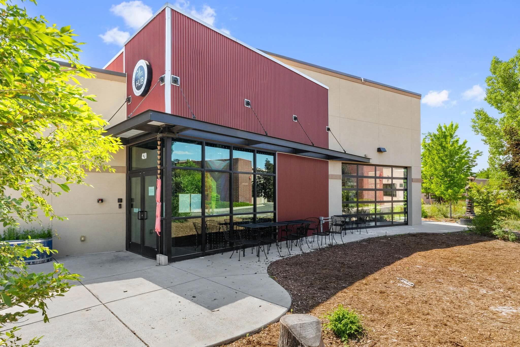 The Arts Hub building exterior.