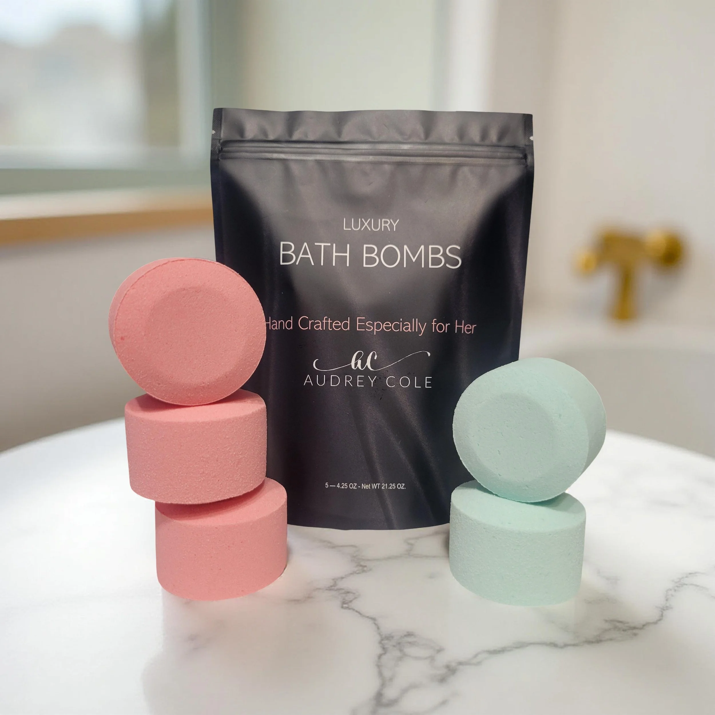 Luxury Bath Bombs - Hand Crafted Especially For Her (5 PCS)