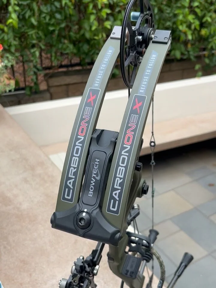 Bowtech Bow stand. V3 stand, for the @bowtecharchery  Carbon One X. I've been using this for the last 2 weeks, what a great find. If you're looking for a solid bow stand for your Bowtech, check out Stand Up Archery on Etsy. I stumbled upon them rando