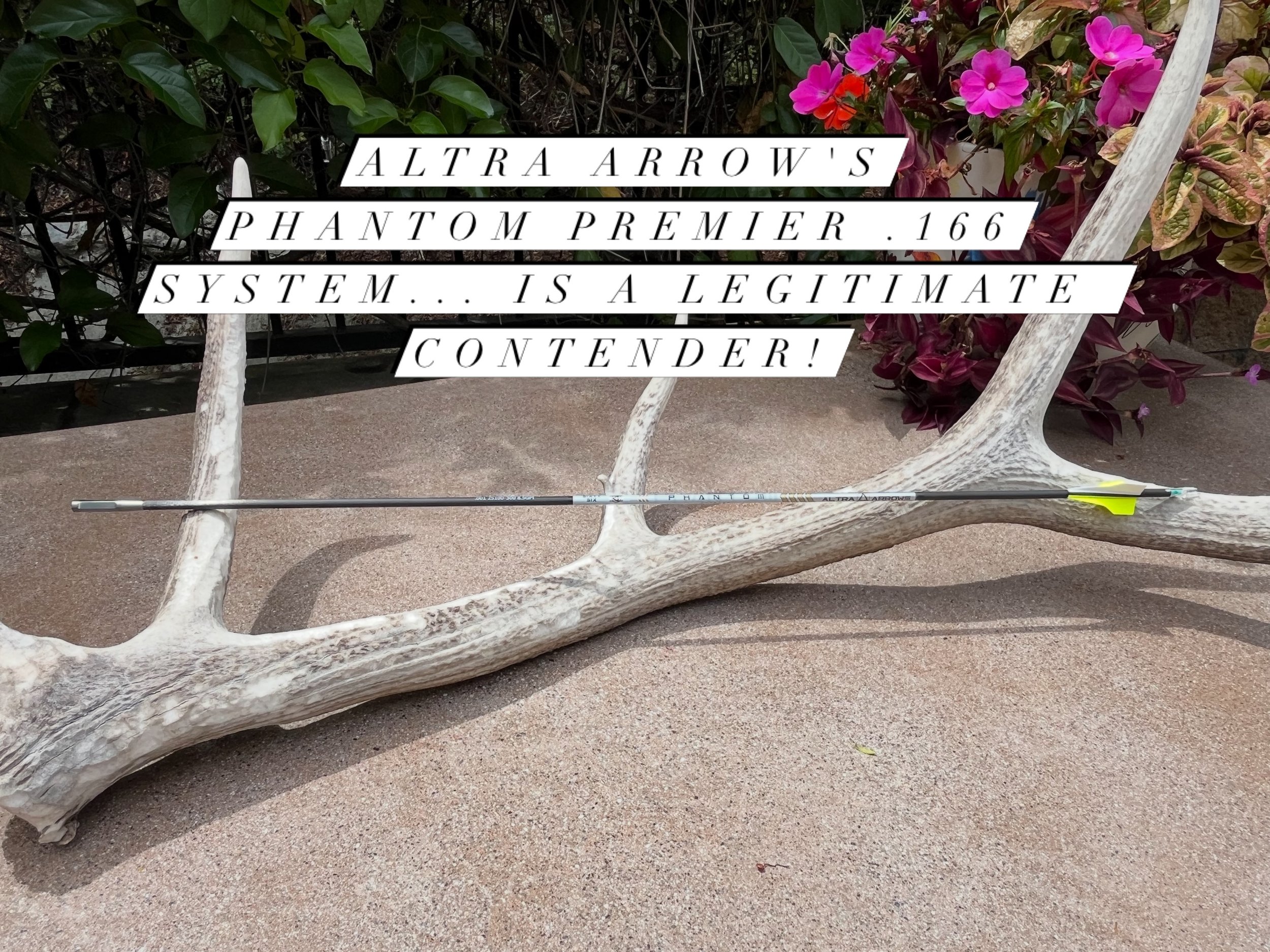 Seriously, why aren't more people in our industry  talking about the ALTRA Arrow Phantom Premier .166 arrow system? @altraarrows 

I&rsquo;ve built these arrows before. Shot them. I&rsquo;m familiar with the system. Not very new to me anymore.

But e