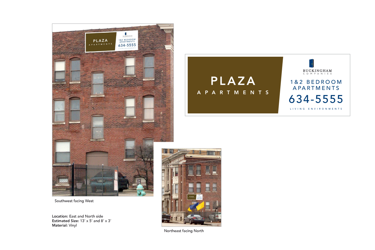 Property Signs - Plaza