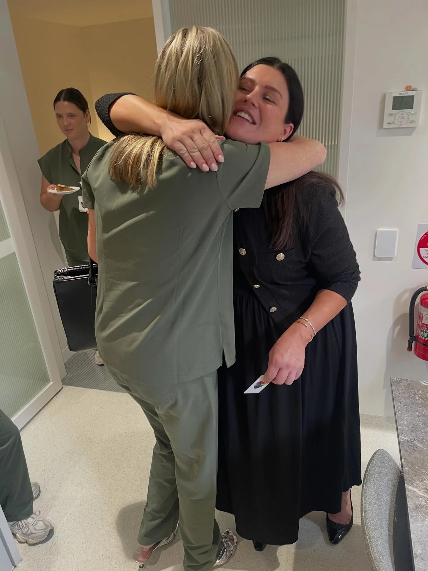 Maternity leave has begun!  Our gorgeous Laura is soon to be a new mum 👩🏻&zwj;🍼
We are going to miss her care, kindness and bright smile. We can&rsquo;t wait to see you come through the doors with our first Stellar family baby ❤️❤️