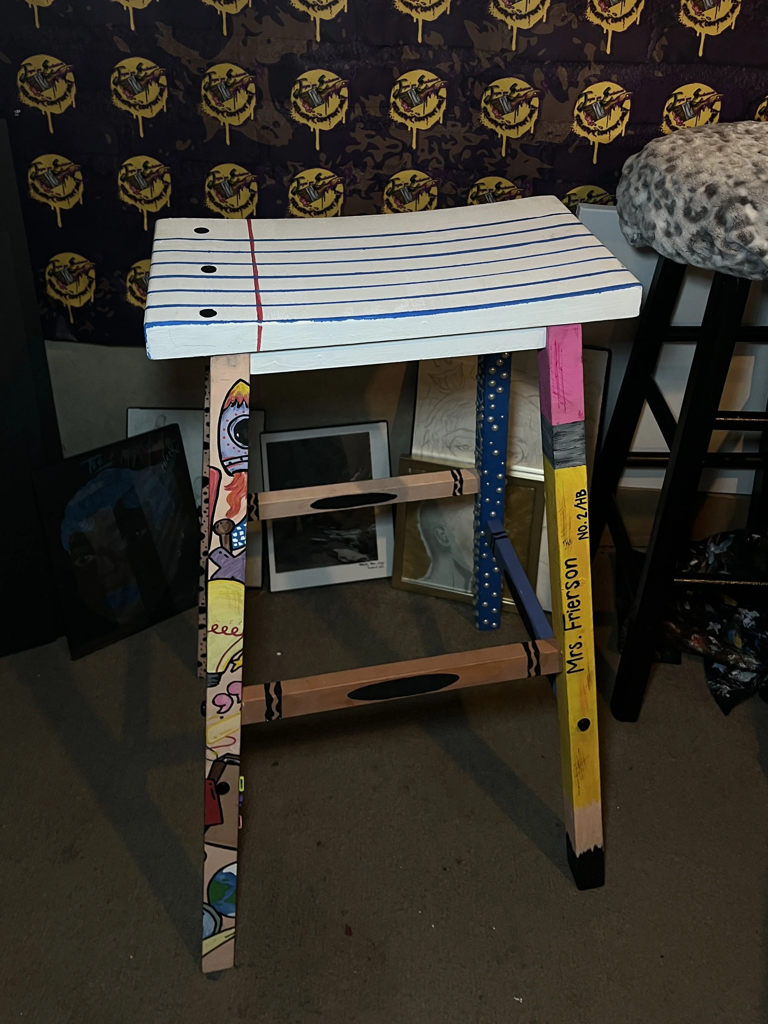 Exclusive Teacher Stool, 2025