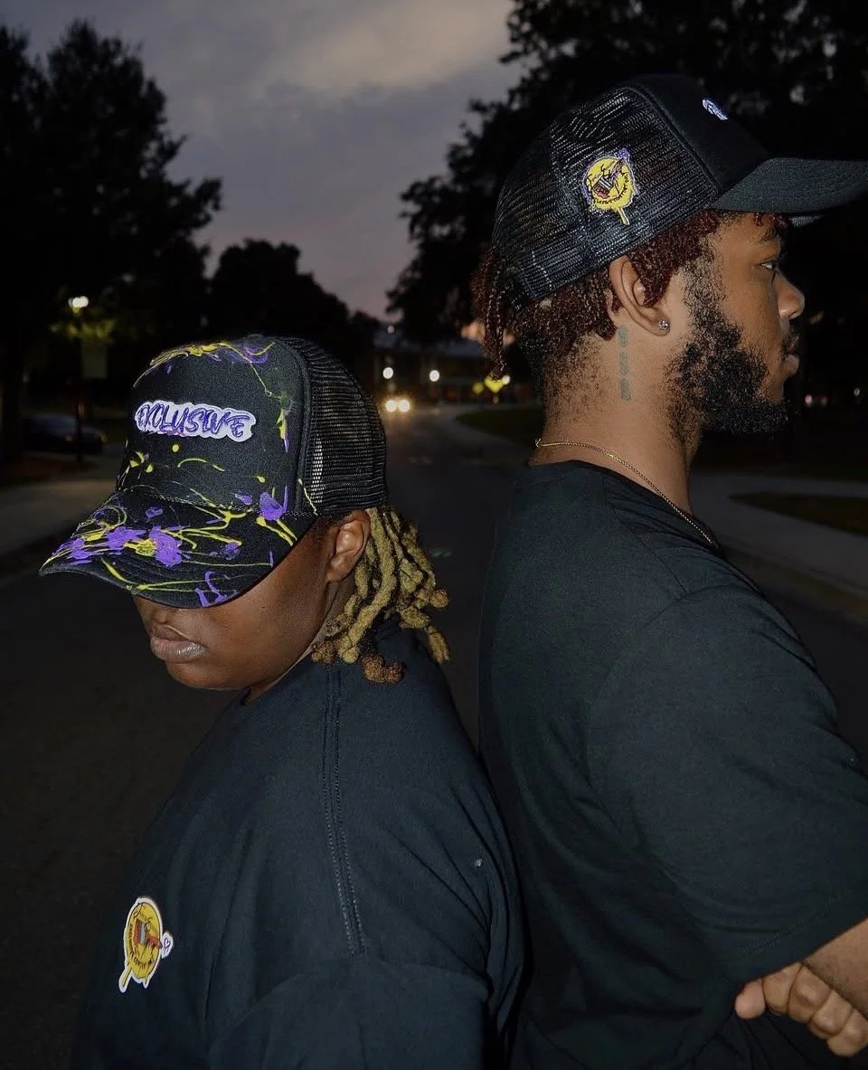 Black JE Trucker Hats