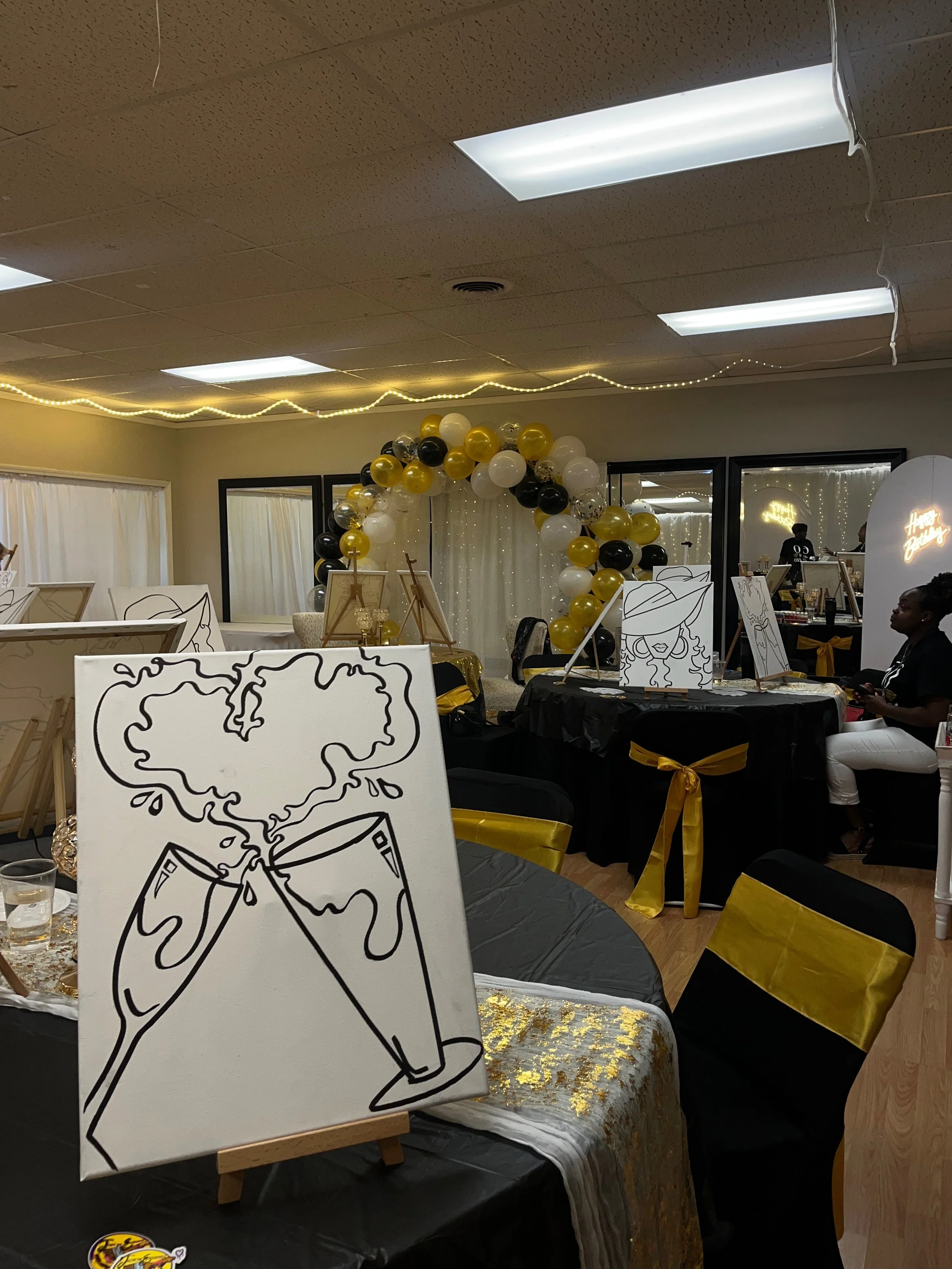 Paint & Sip Canvas, 2025