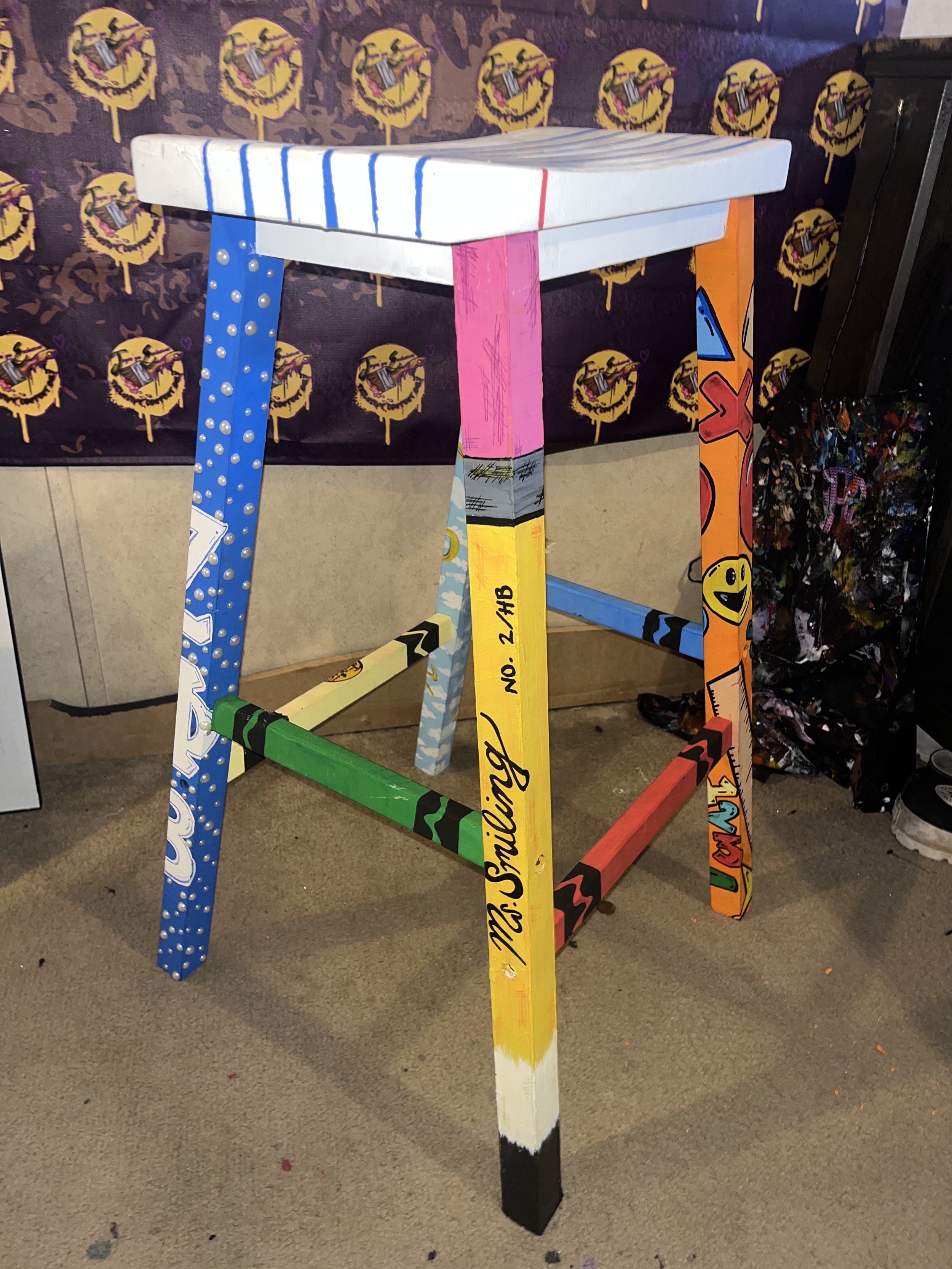 Exclusive Teacher Stool, 2025