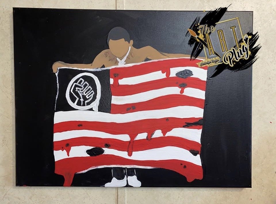 Black Lives Matter x Herb, 18x24, 2020