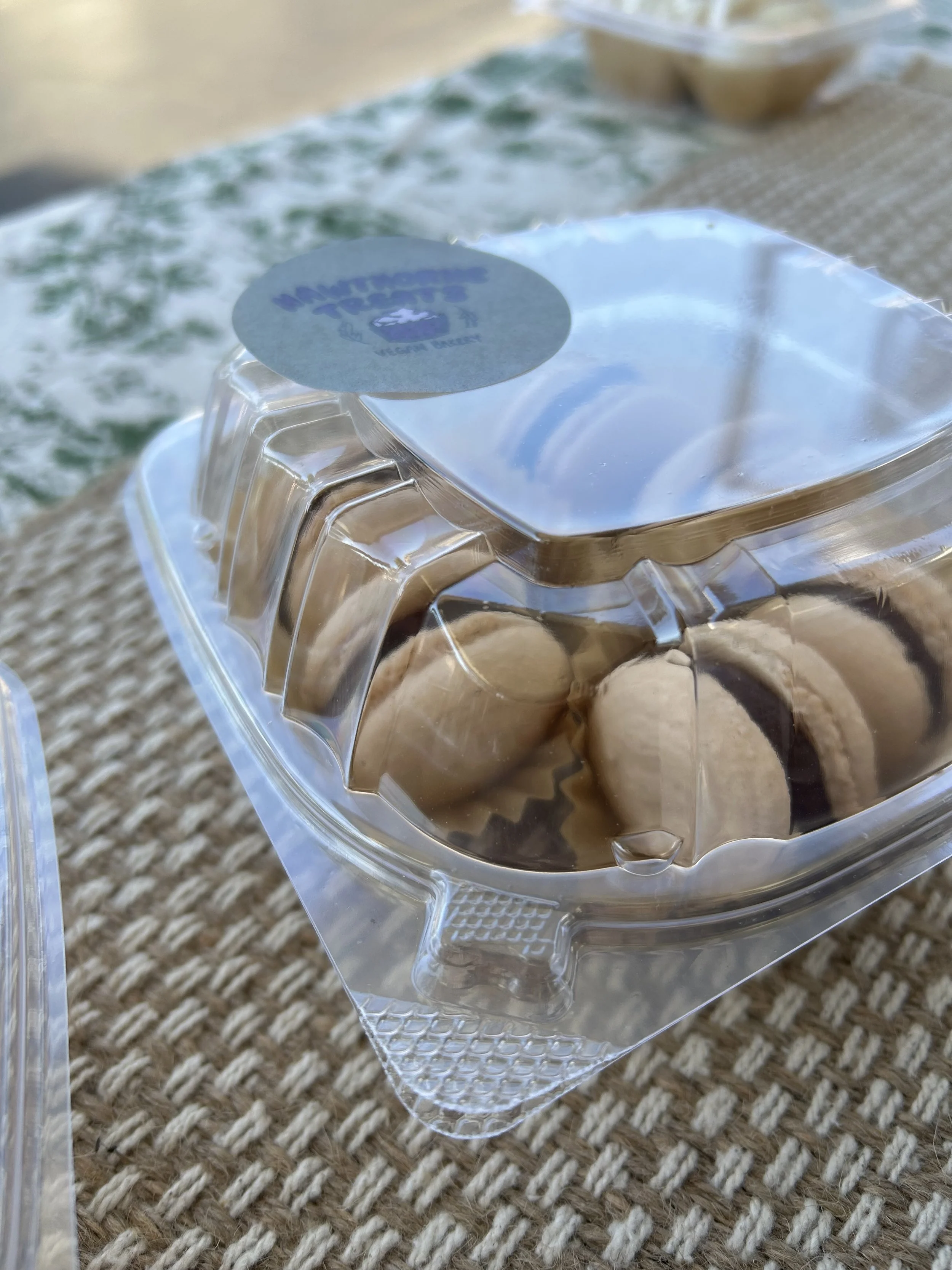 chocolate macarons with a chocolate ganache