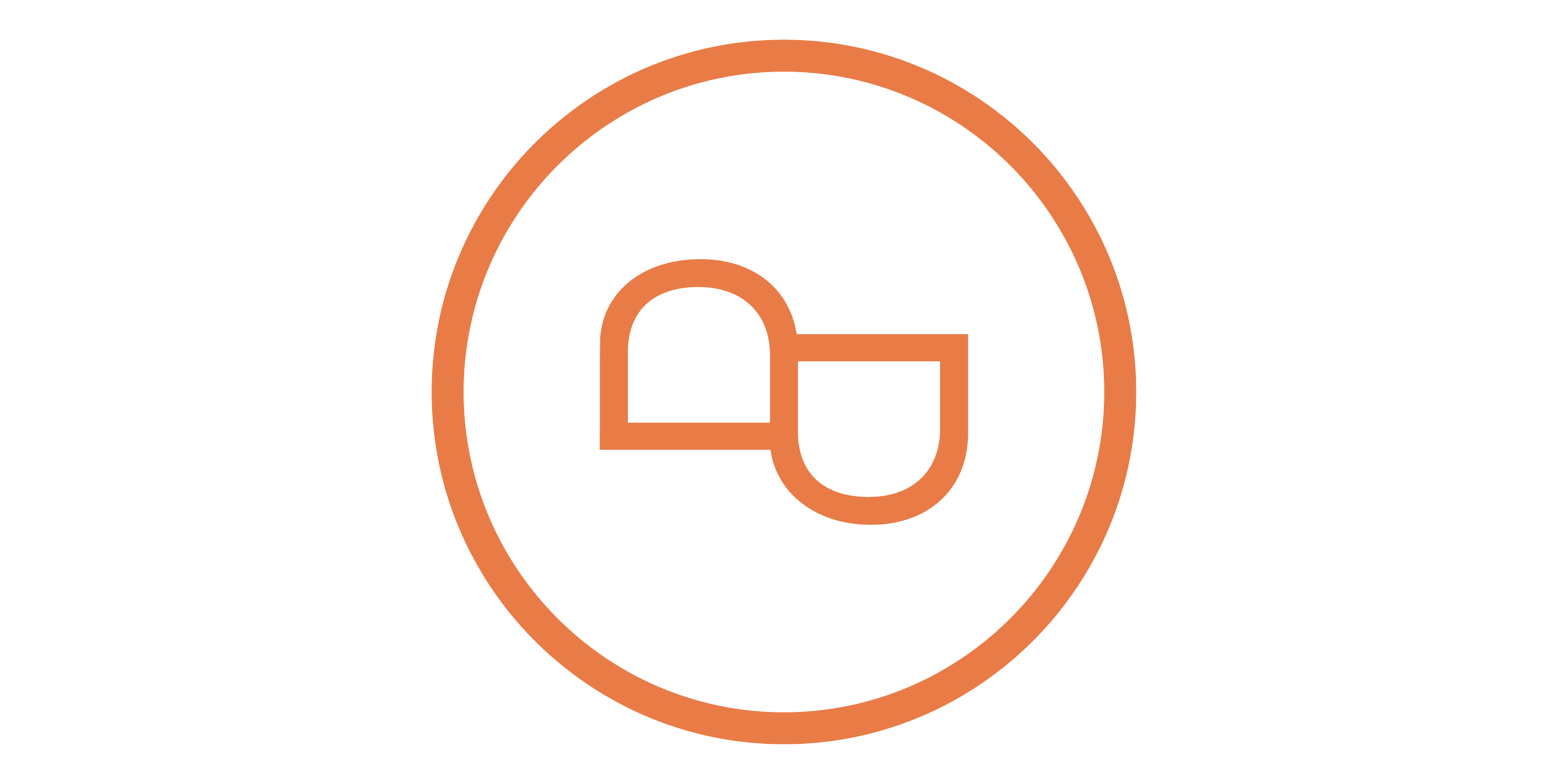 The Coinbase logo, a stylized 'C' with a chain link design, inside a circular outline.