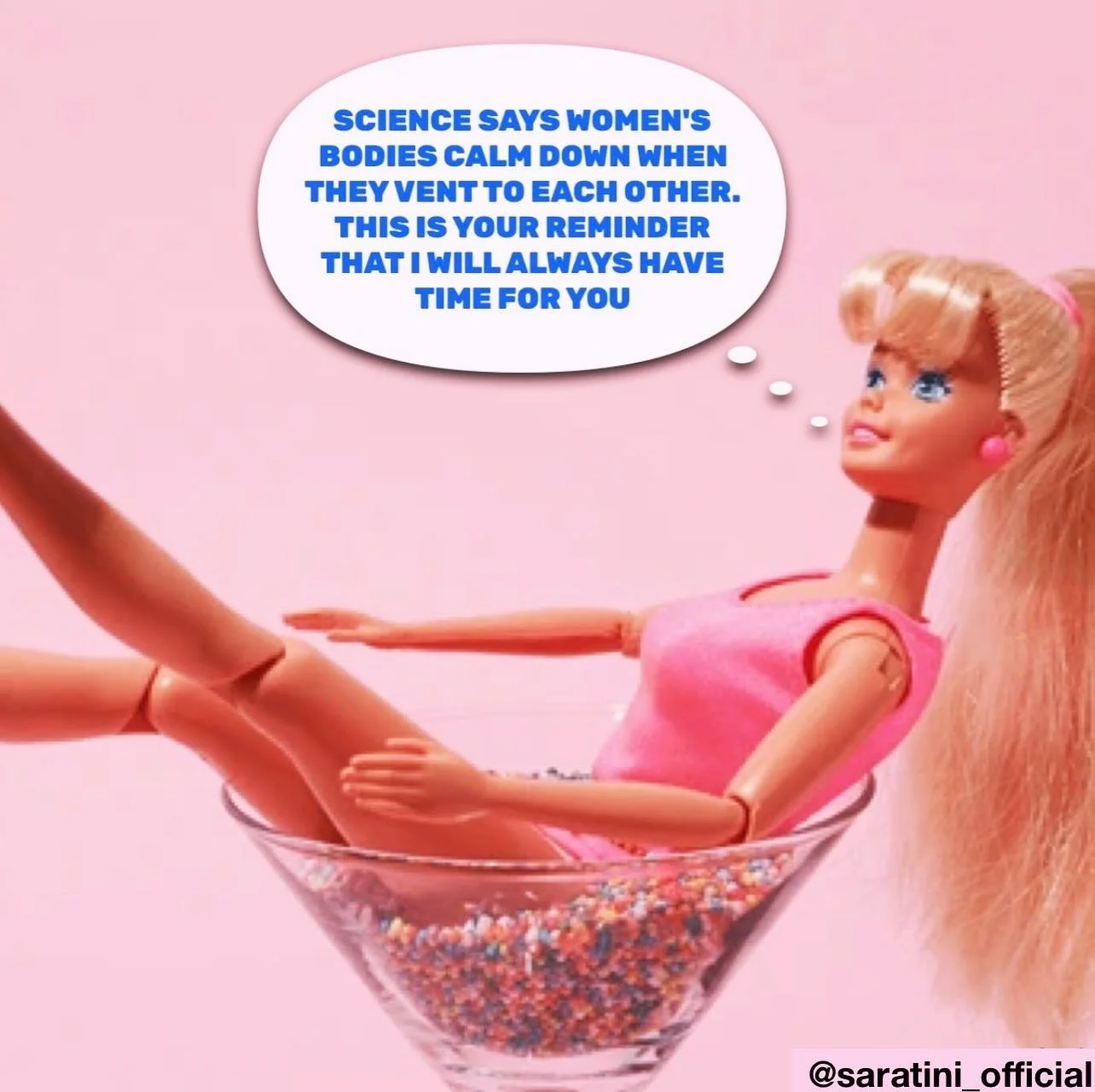 No matter what you&rsquo;re going through, big or small we&rsquo;re here for it all 💕. Don&rsquo;t be afraid to pop off Queen. Science says it&rsquo;s ok 🤓

#girlslikeus #womansupportingwoman #womenempowerment #girlsgroup #femaleempowerment #storyt