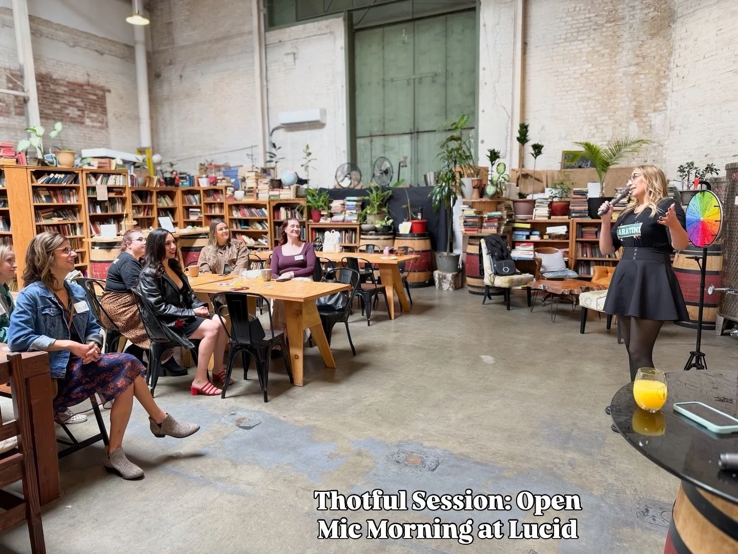 Thinking about all the incredible women we&rsquo;ve met and the powerful stories that were shared at our most recent #ThotfulSession 💖✨🎤🍹 

Surrounded by the most beautiful souls we yapped and laughed and even shed a few tears. Female friendships 