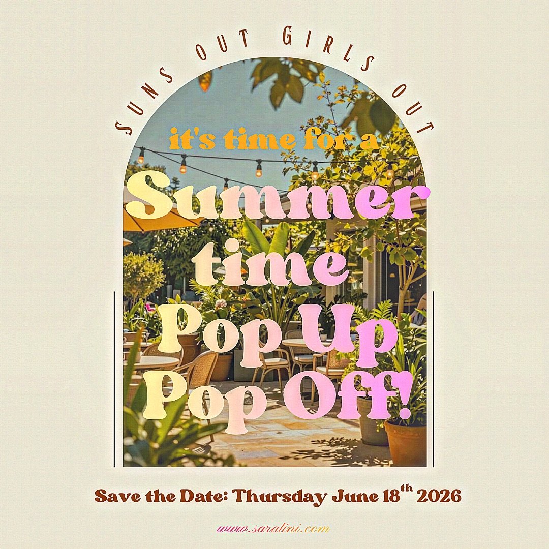 ☀️SUNS OUT GIRLS OUT! ☀️ 

June is here ladies so it&rsquo;s time to POP UP and POP OFF in celebration of summertime! 🍹😎

Grab your besties and join us for after work drinks on the patio in Roseville! Can&rsquo;t wait to yap with you gals 💖

SAVE 