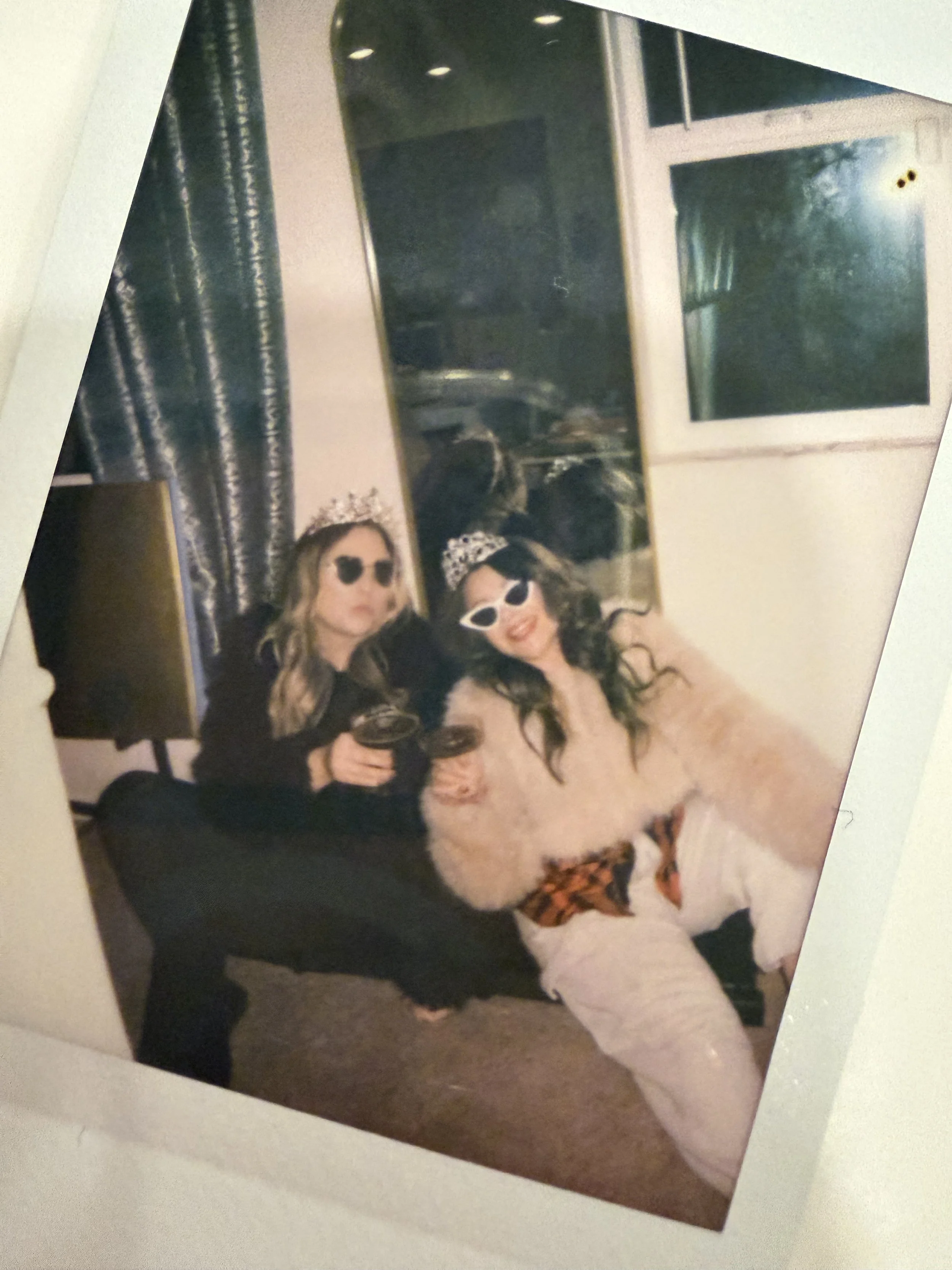 two besties having a blast