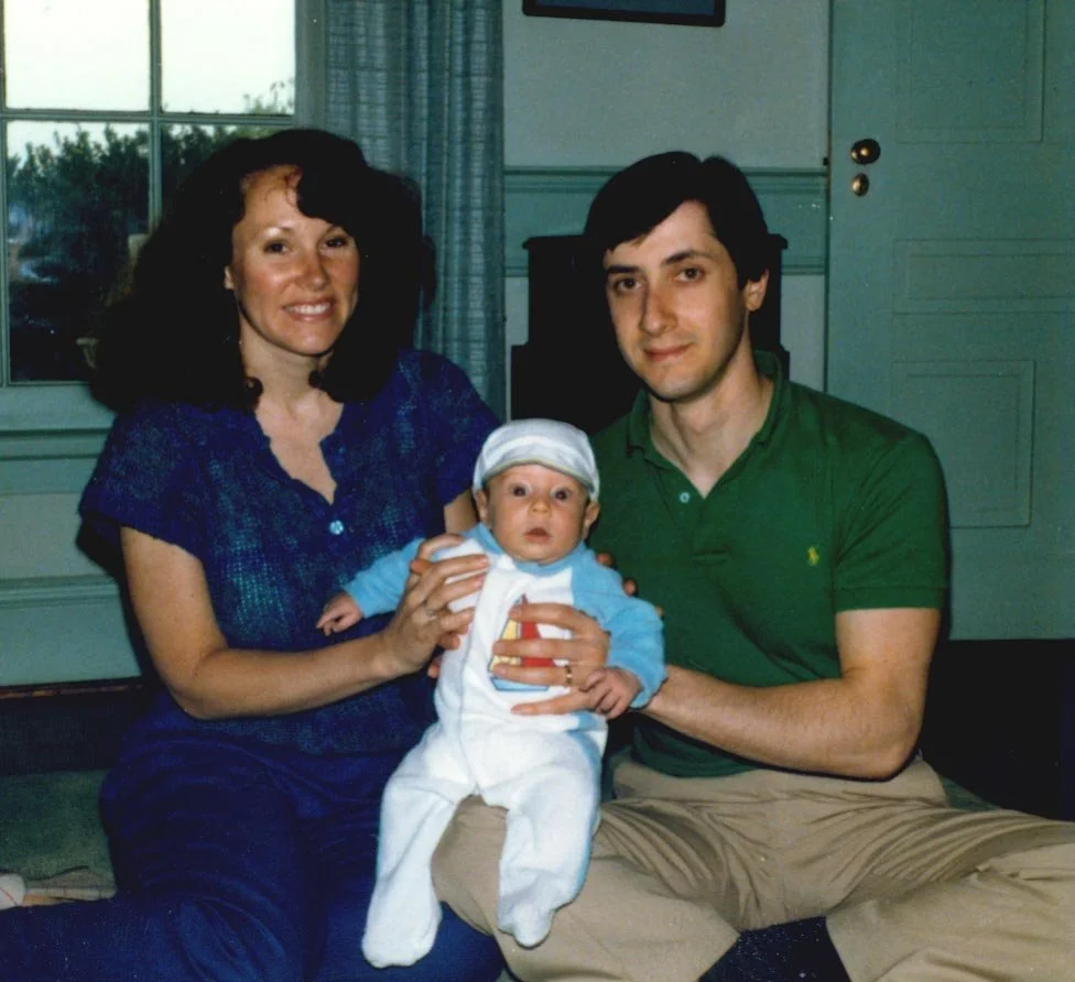 Barbara - Michael Eisenson and baby David.JPG