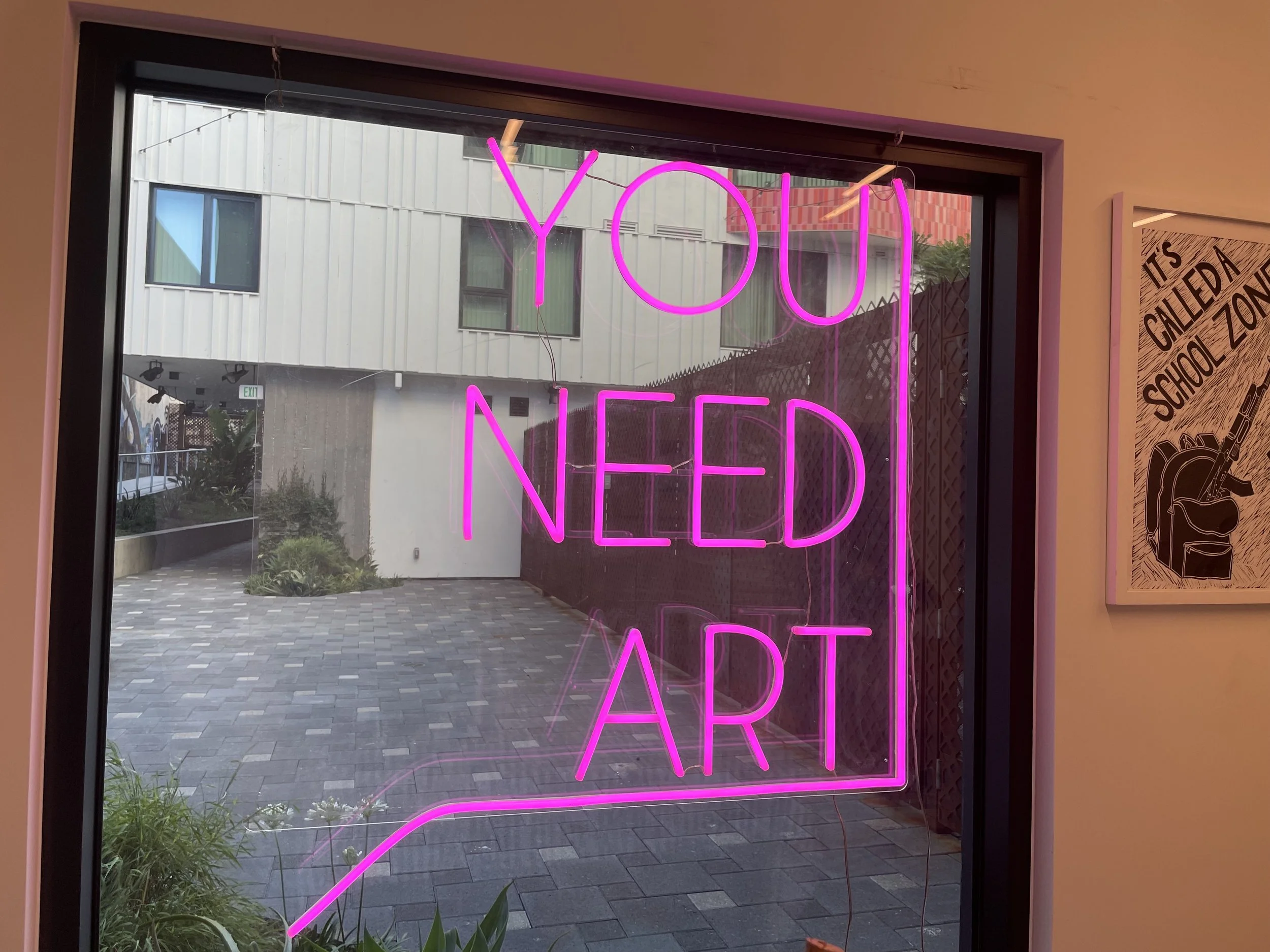You Need Art Sign