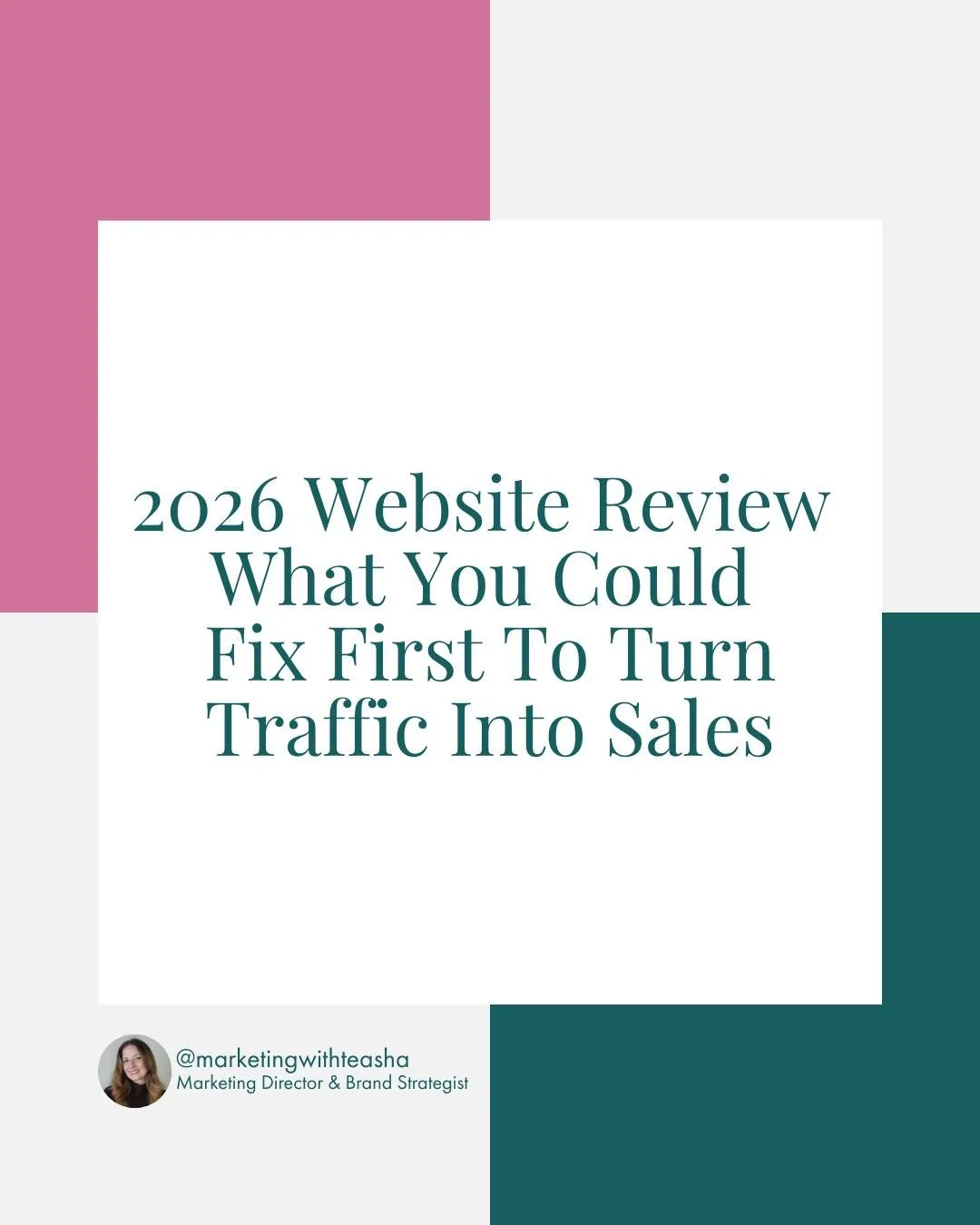 Most of the time, your site just needs a few small updates to match how people make decisions in 2026.

Here are the first things I&rsquo;d gently check:
- Is your headline clear about who you help and what you help them do?
- Does your site feel cur