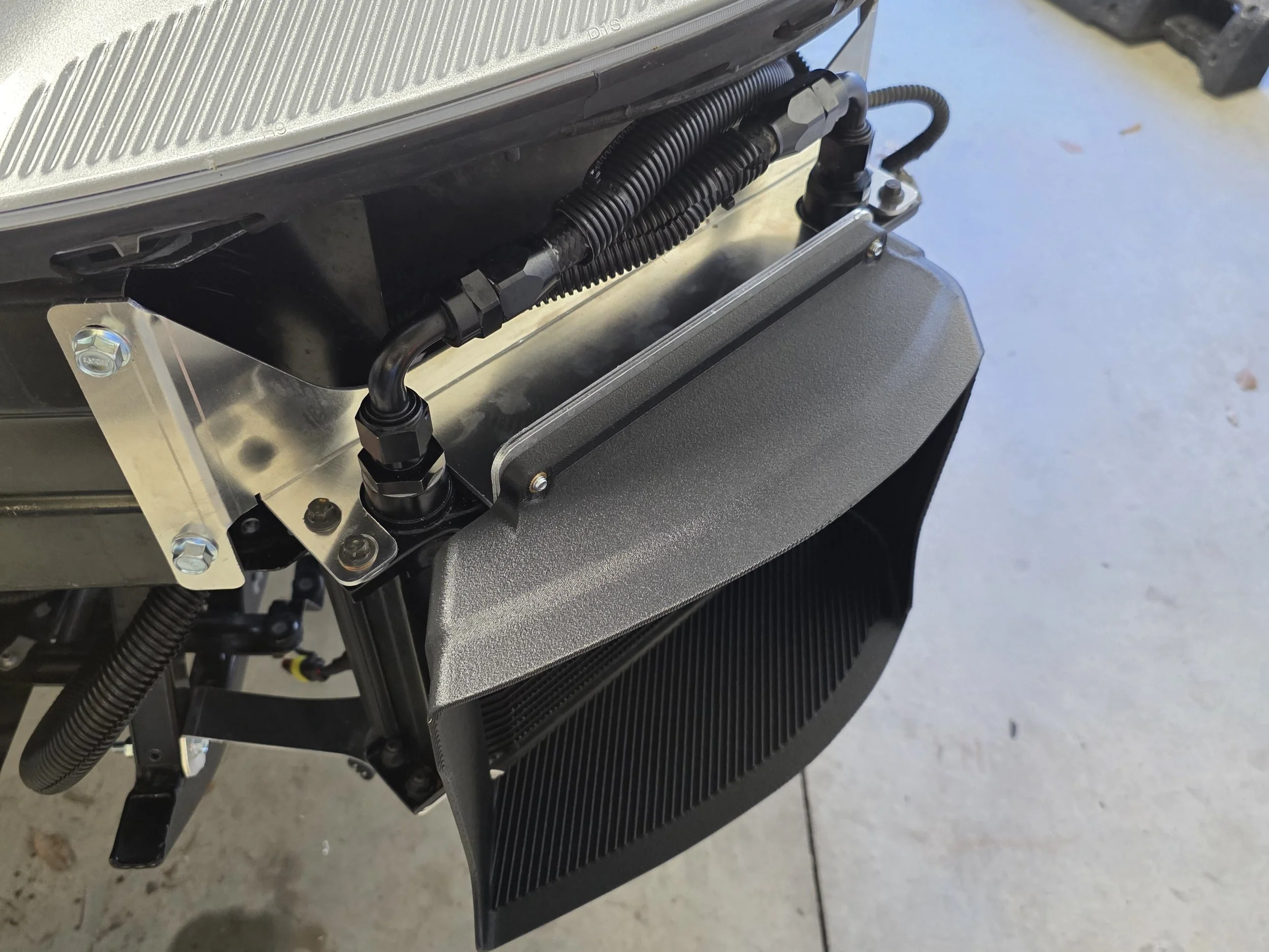 C6 Corvette Oil and Transmission Cooler Mount Kit