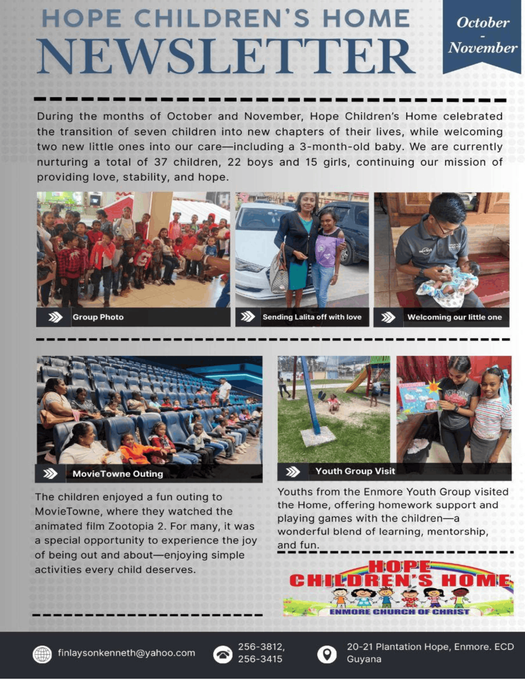 October 2025 - November 2025 Newsletter