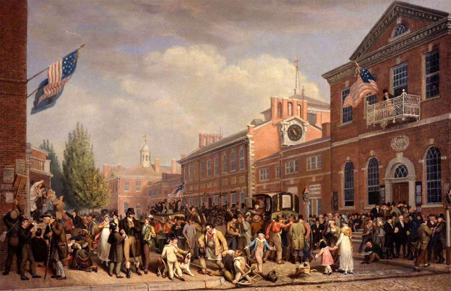 The Election of 1796. For the first time, political disagreement was settled through a contested national election rather than revolutionary struggle.