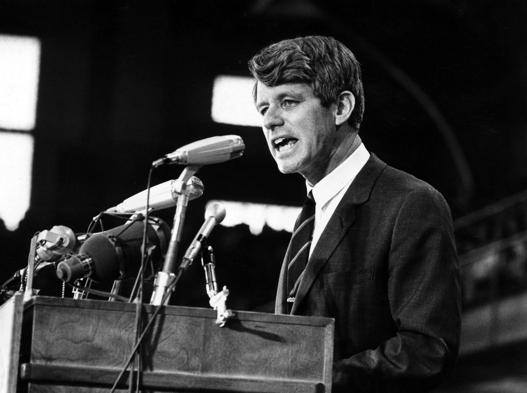 Robert Kennedy emerged as a leading political voice during a turbulent era, advocating civil rights, antipoverty initiatives, and national reconciliation. His assassination in 1968 deepened the nation's sense of uncertainty.
