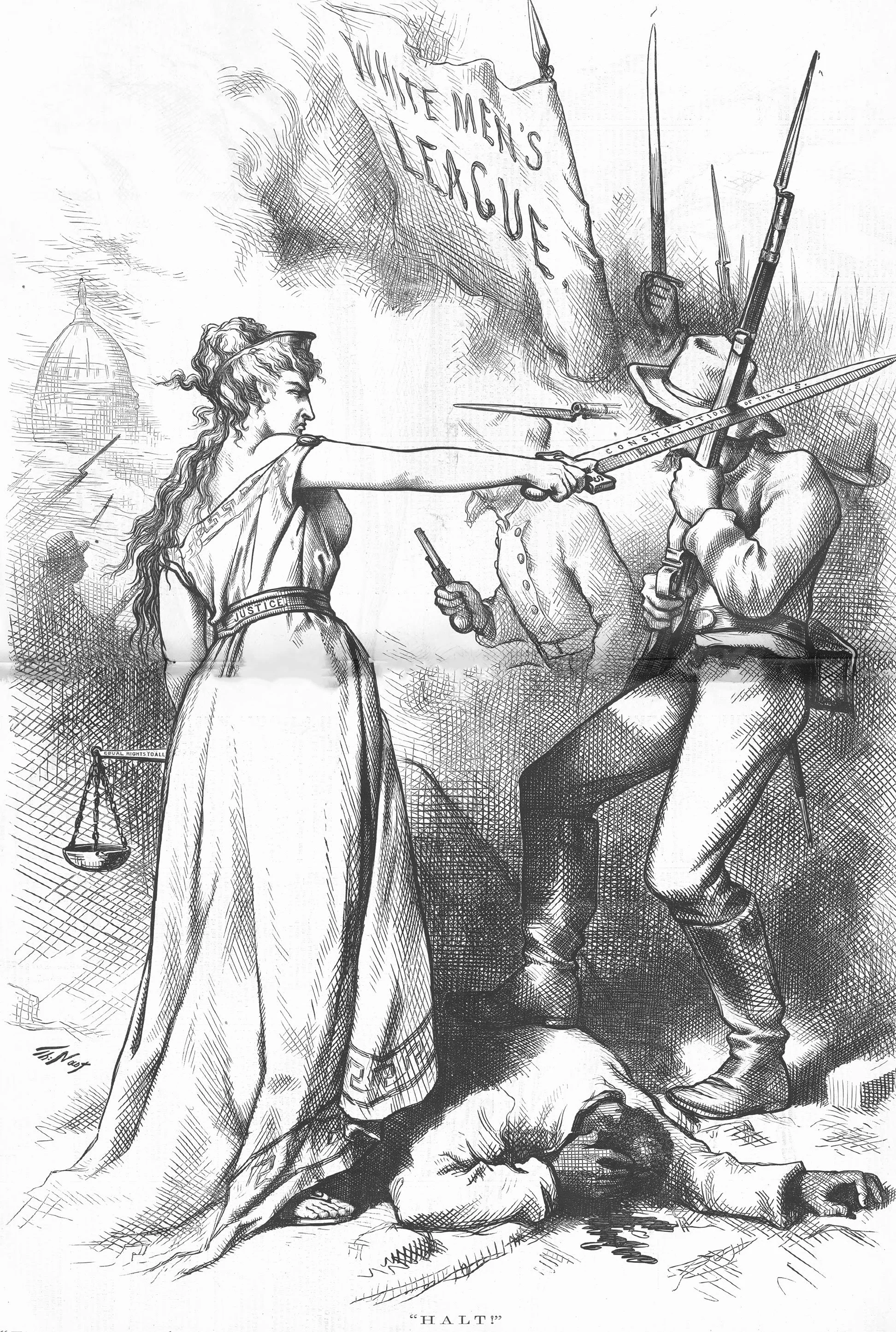 Resistance. Efforts to reshape the South met immediate resistance—through violence, political opposition, and laws designed to limit the reach of newly gained rights.