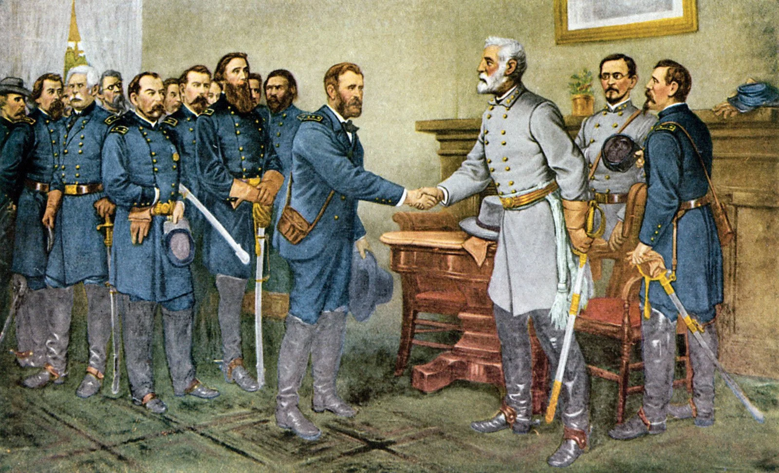 The War Ends. In April 1865, General Robert E. Lee surrendered the Army of Northern Virginia at Appomattox Court House. Four years of war had preserved the Union, but left the nation facing the difficult work of healing and rebuilding.