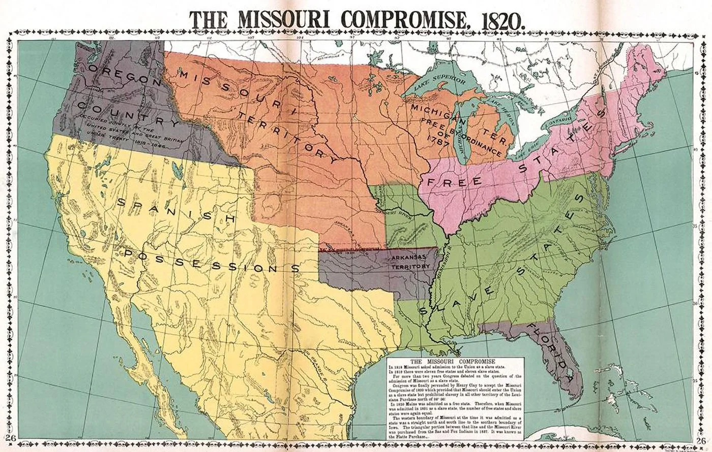 Drawing the Line. The Missouri Compromise established the 36°30′ boundary—an effort to contain a growing conflict within geography rather than resolve it.