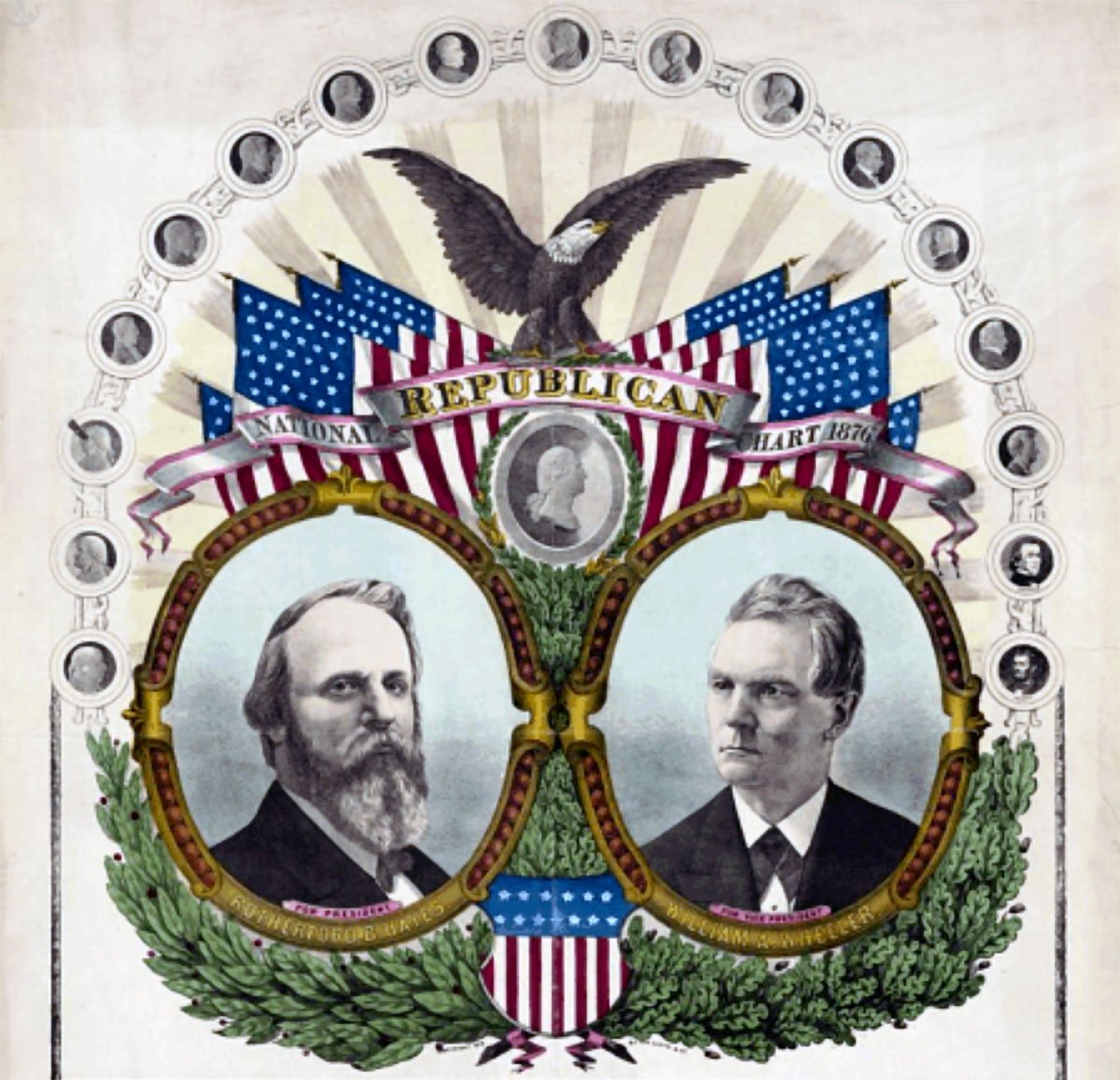 Compromise of 1877. The disputed election of 1876 led to a political compromise. Federal troops were withdrawn from the South, effectively ending Reconstruction.